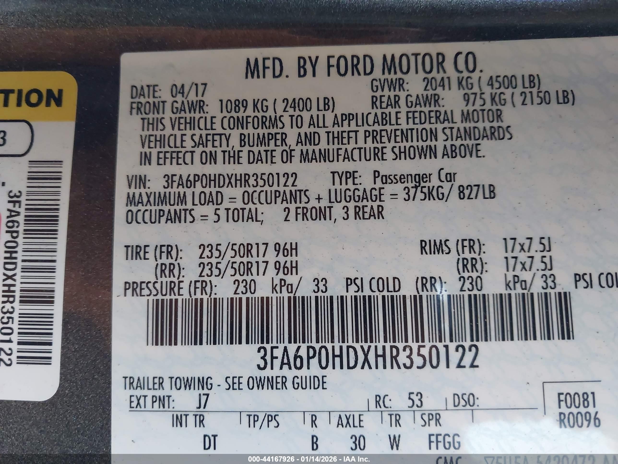 FORD FUSION image 9
