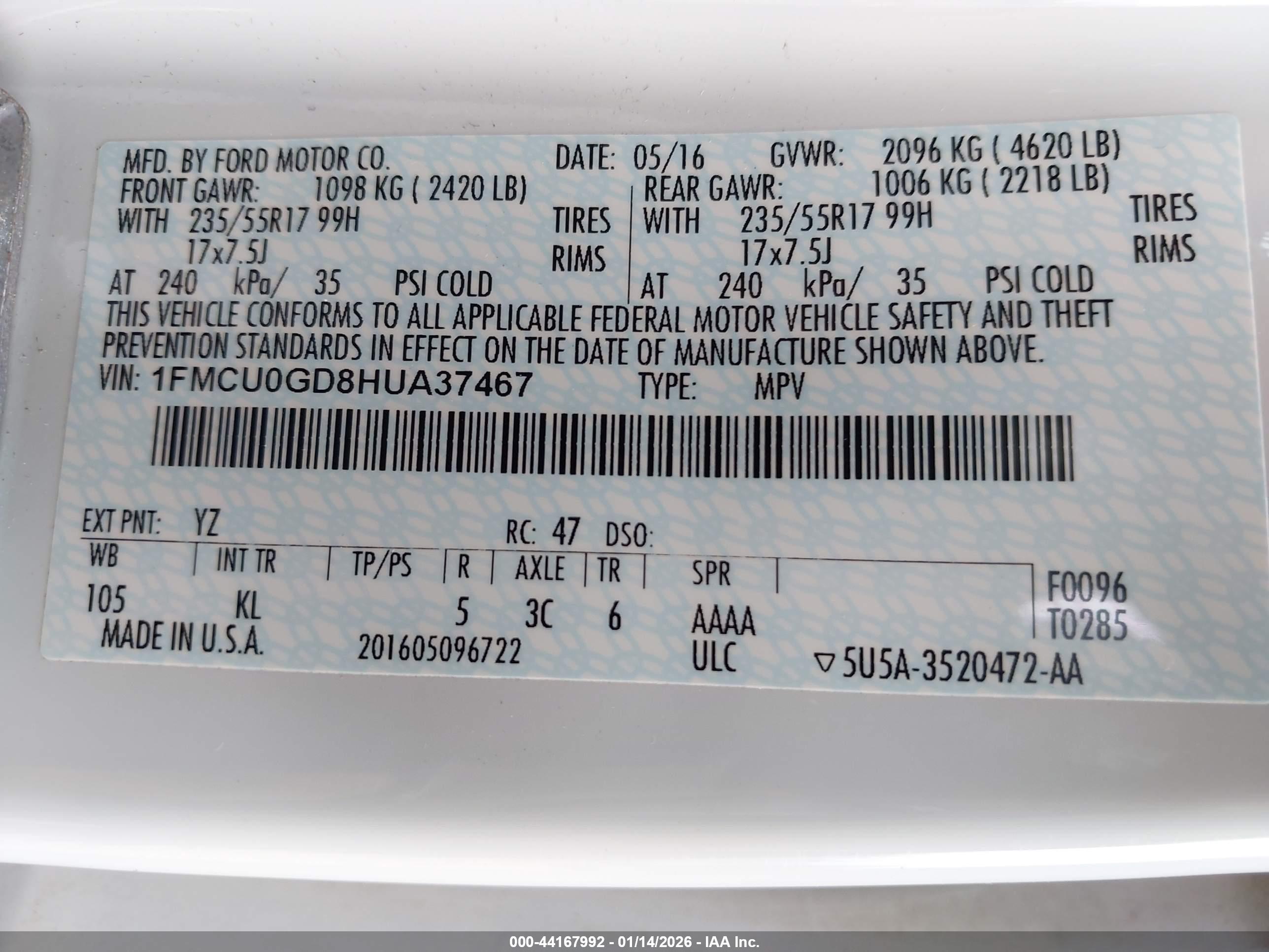 FORD ESCAPE image 9