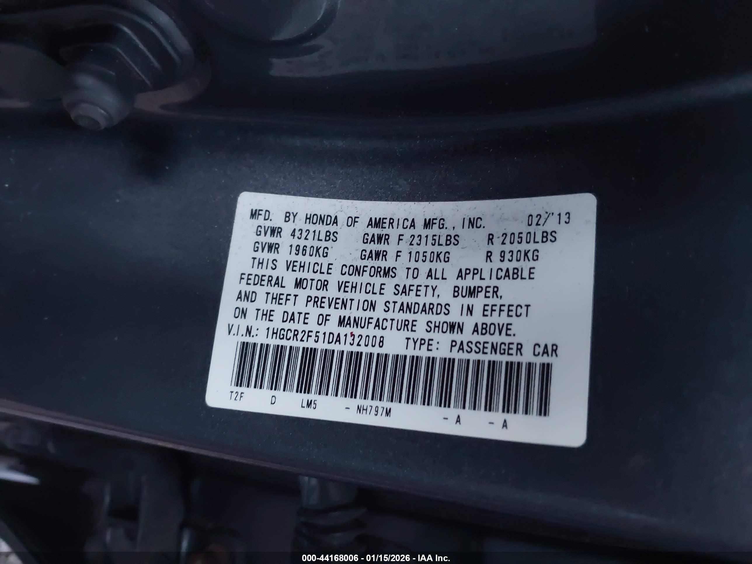 HONDA ACCORD image 9