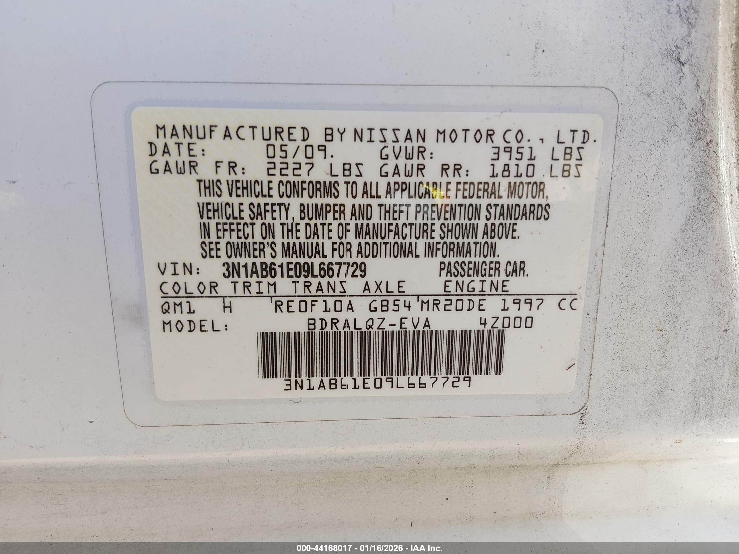 NISSAN SENTRA image 9