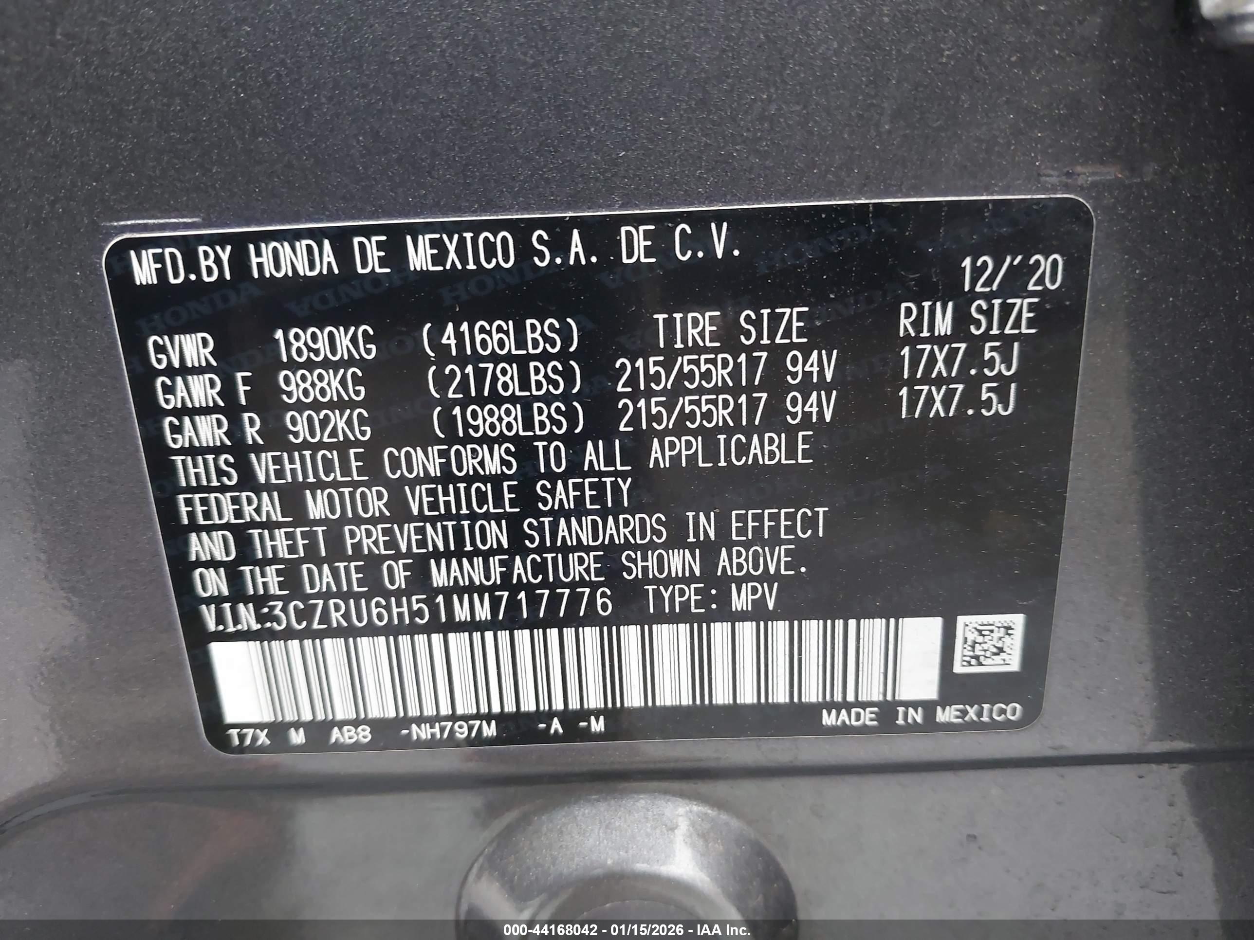 HONDA HR-V image 9