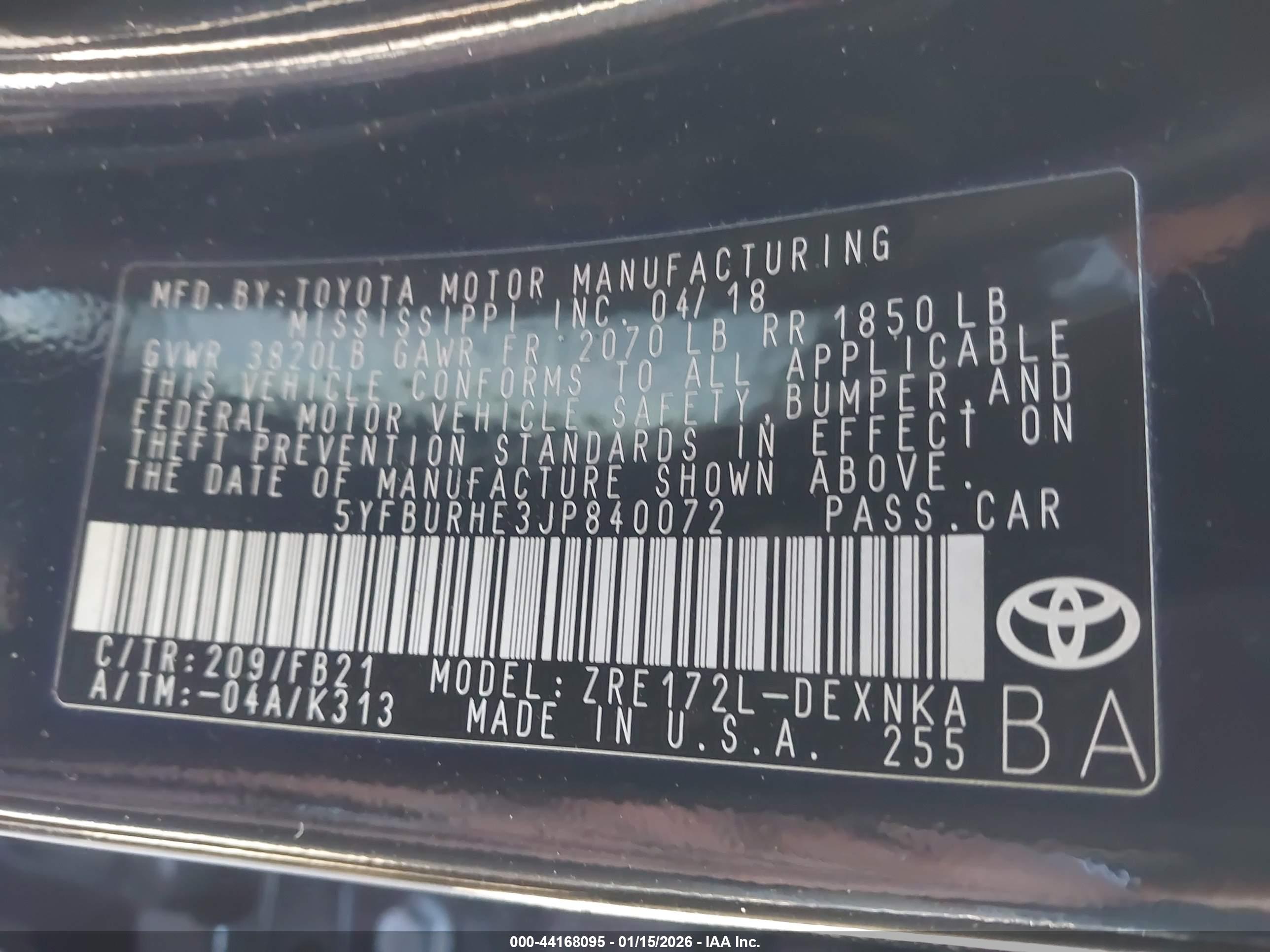 TOYOTA COROLLA image 9