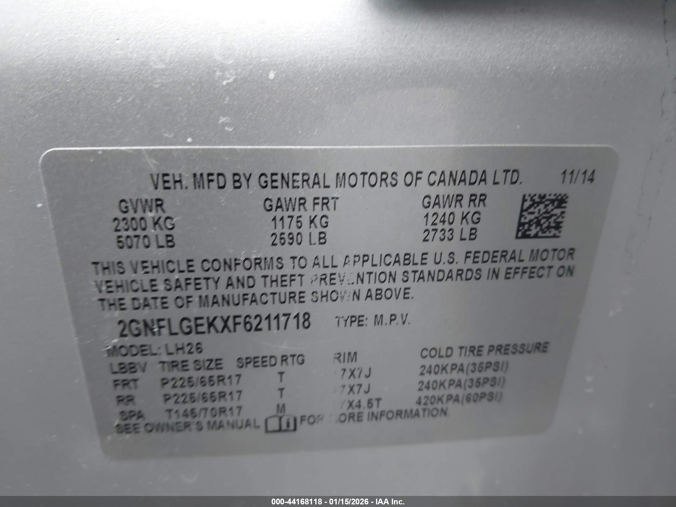CHEVROLET EQUINOX image 9