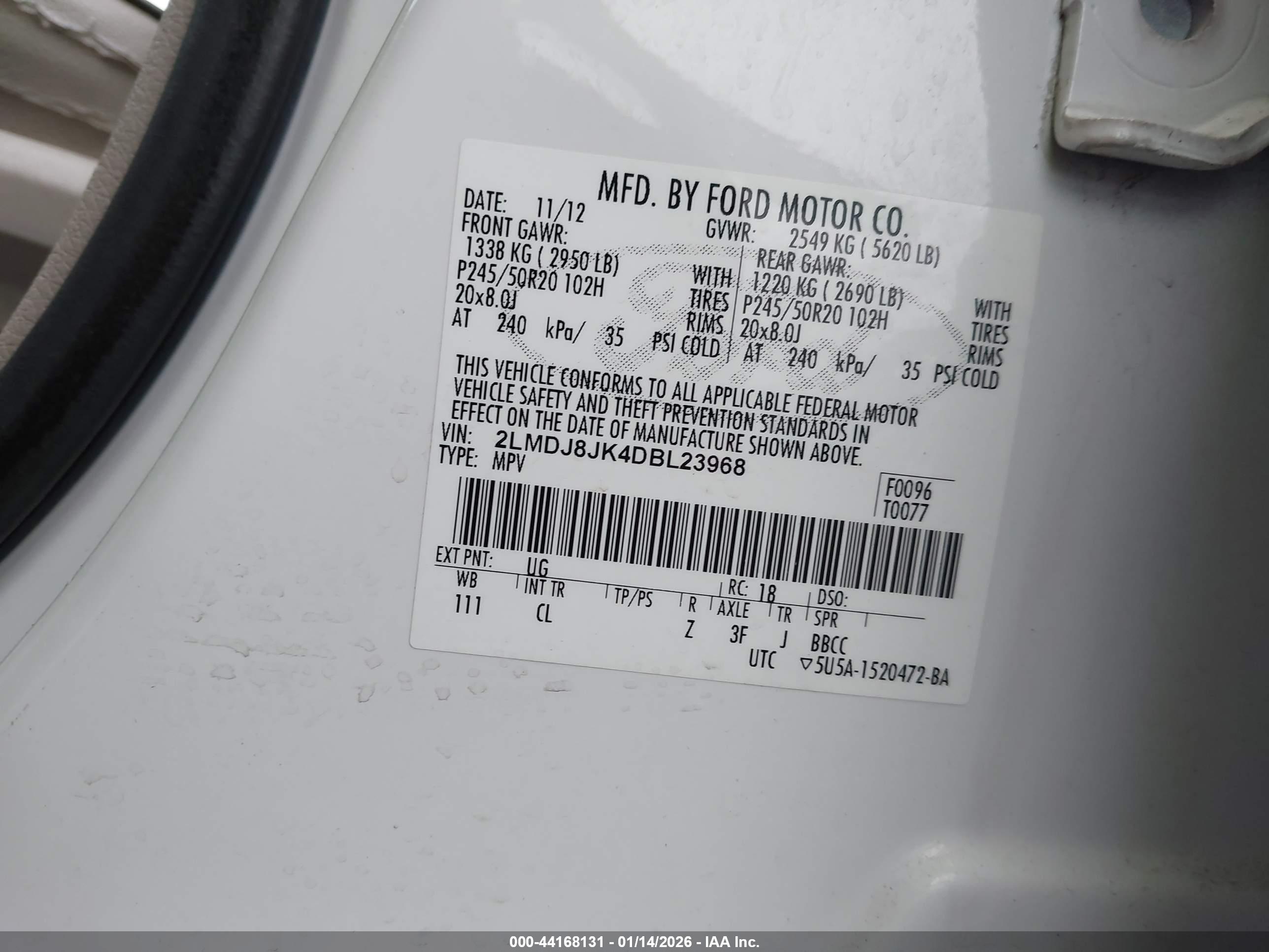 LINCOLN MKX image 9