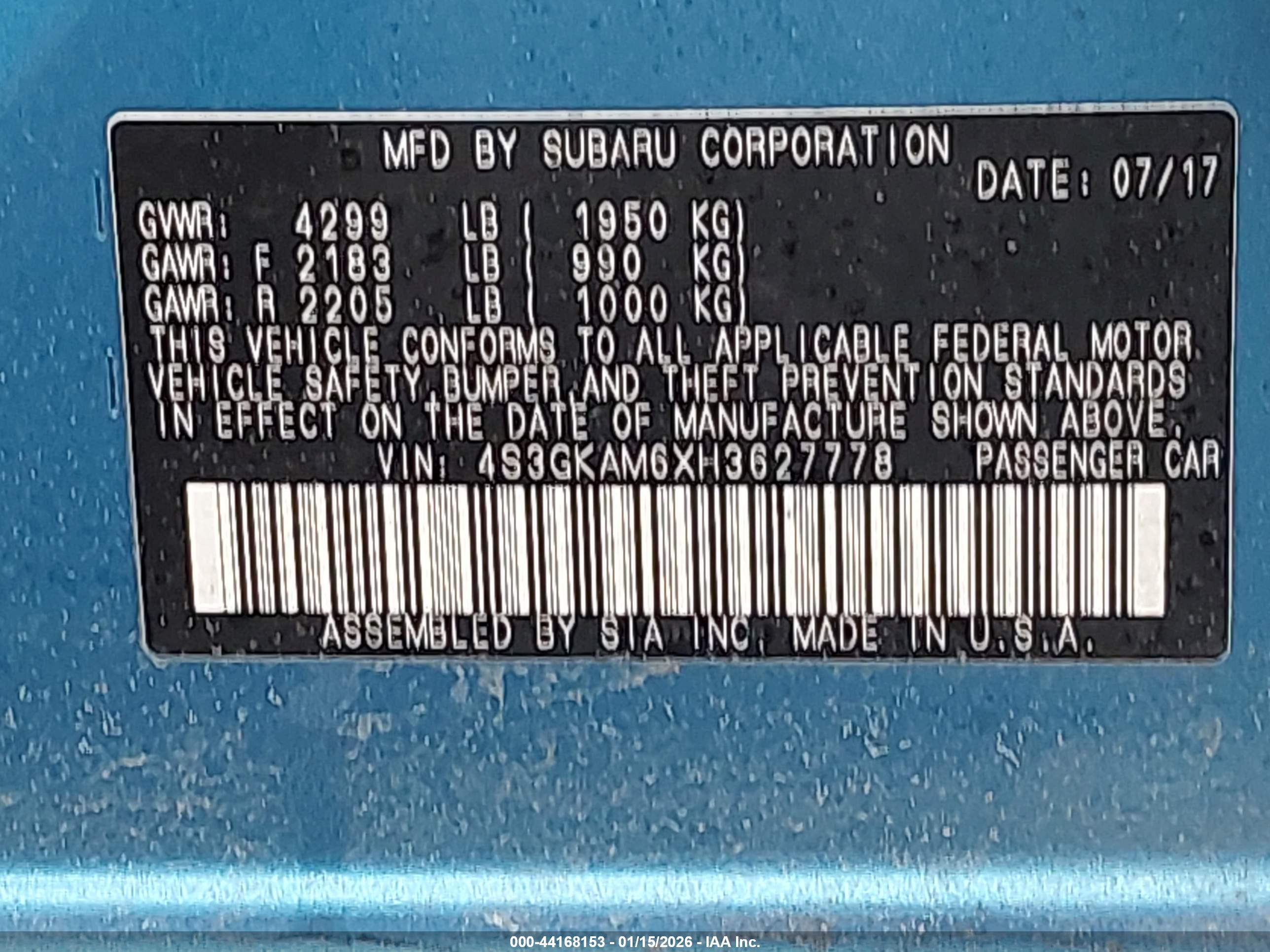 SUBARU IMPREZA image 9