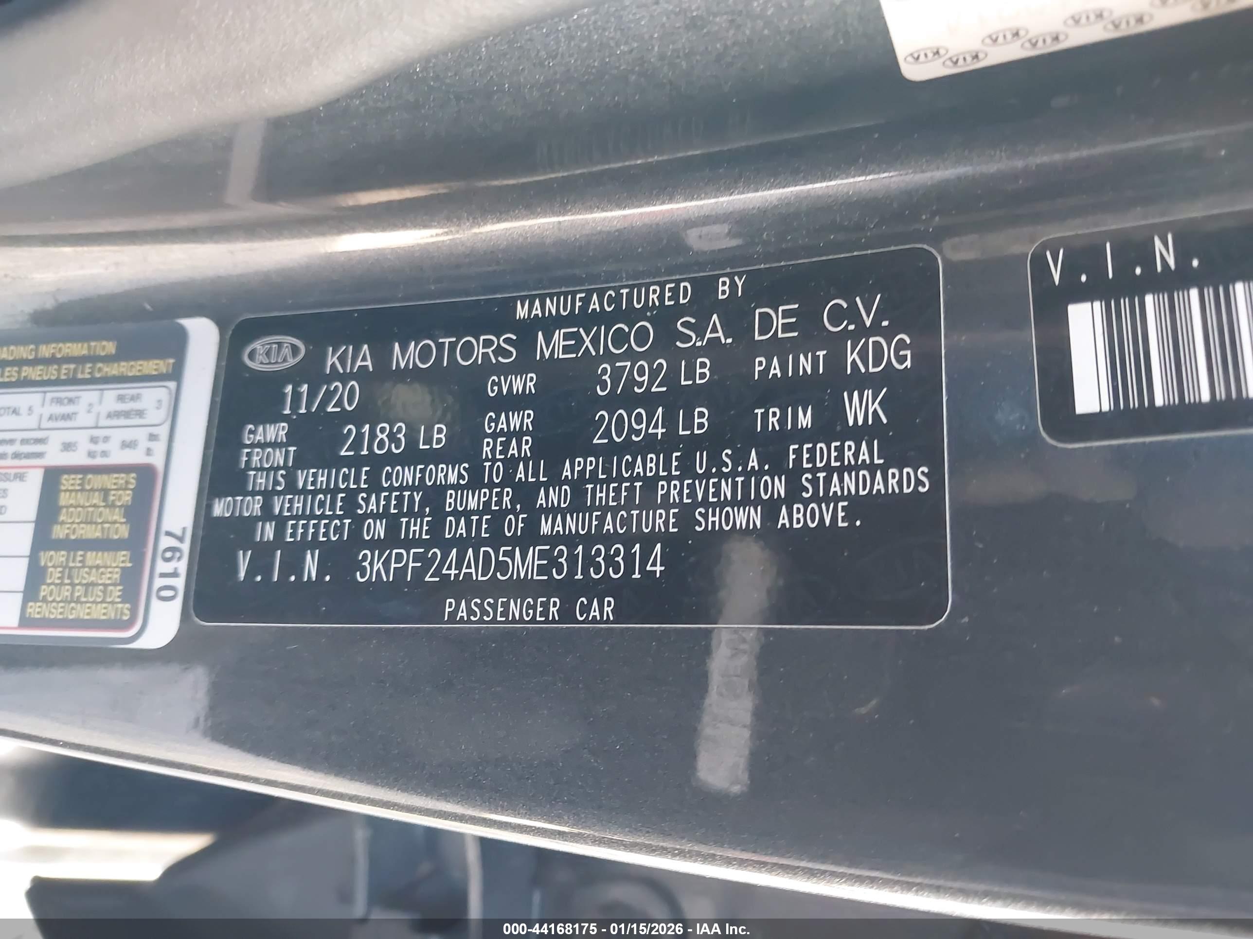 KIA FORTE image 9