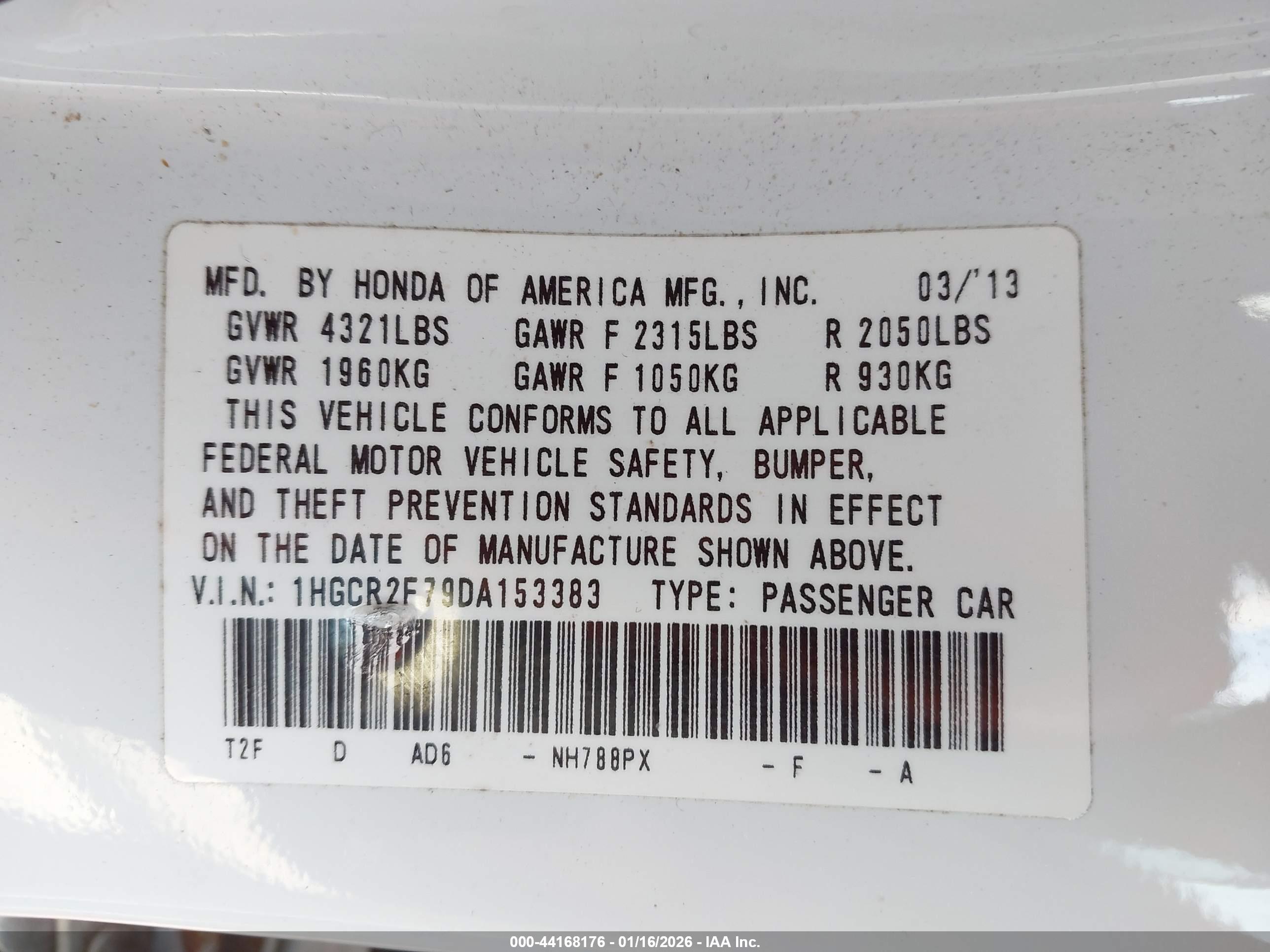 HONDA ACCORD image 9
