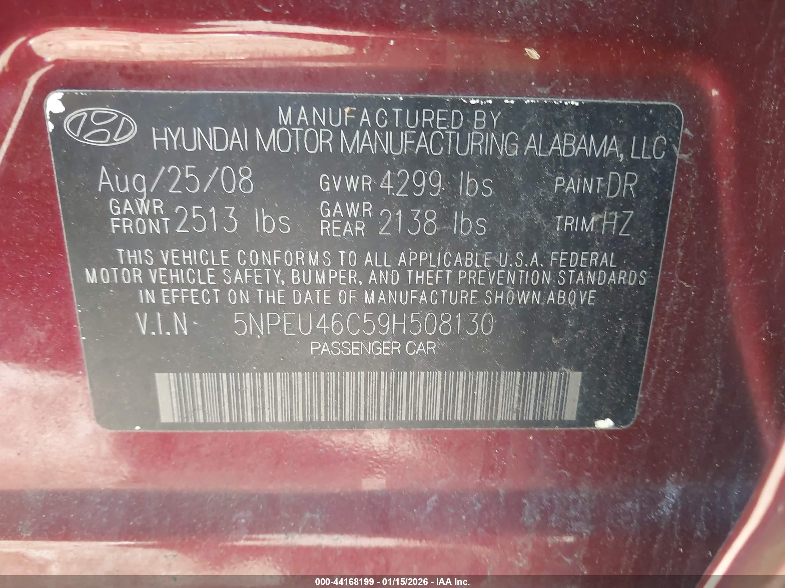 HYUNDAI SONATA image 9