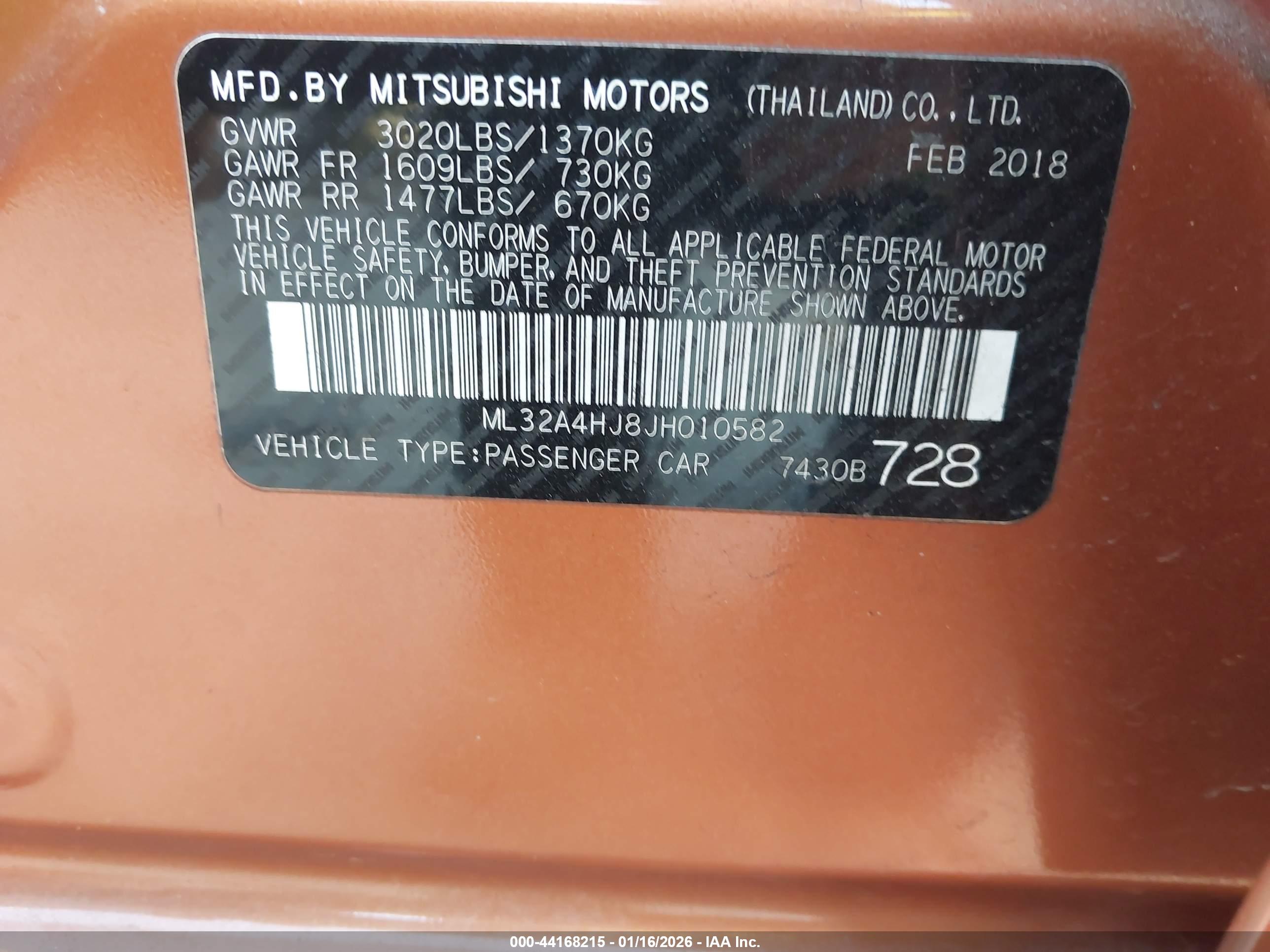 MITSUBISHI MIRAGE image 9