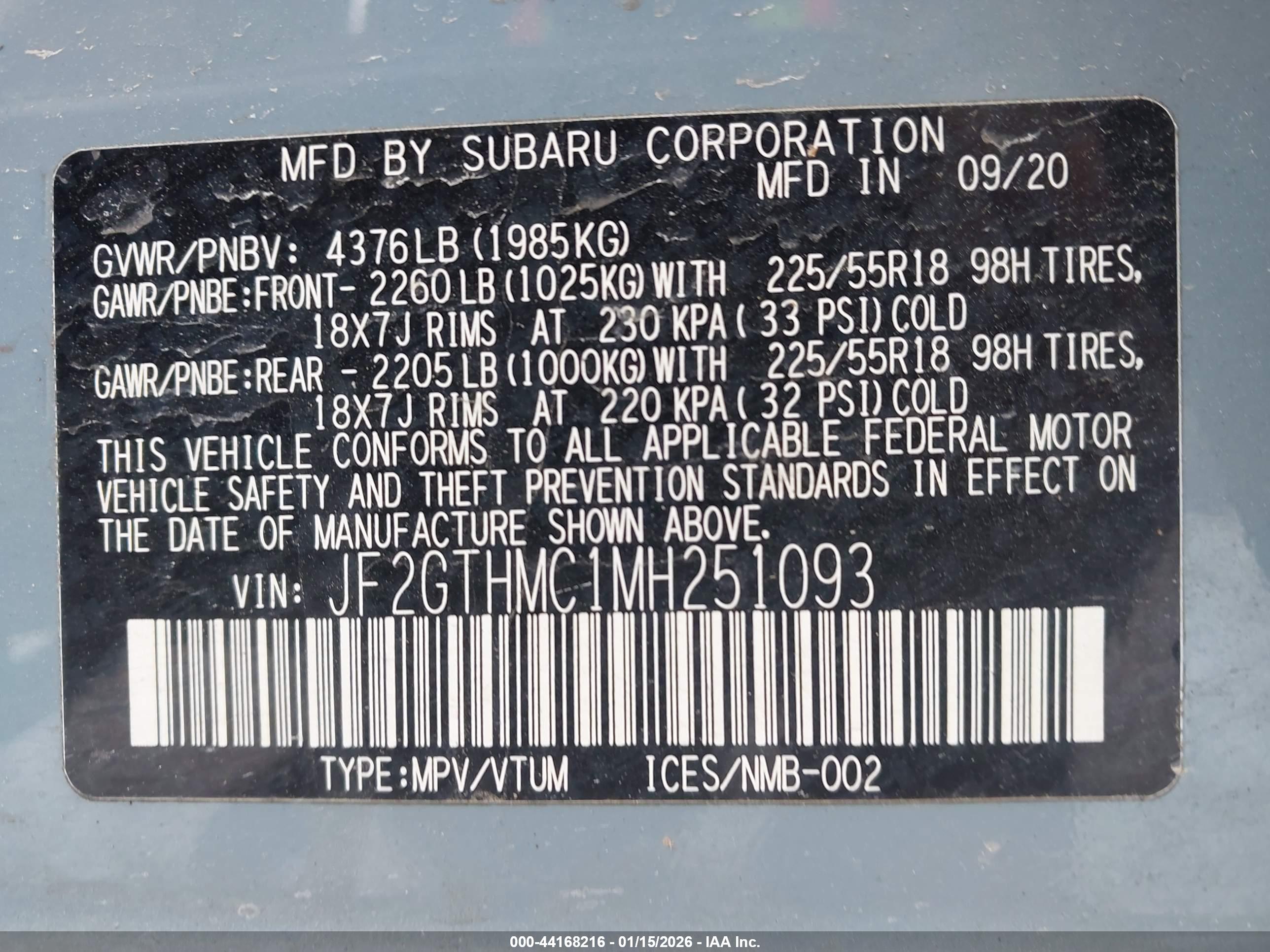 SUBARU CROSSTREK image 9