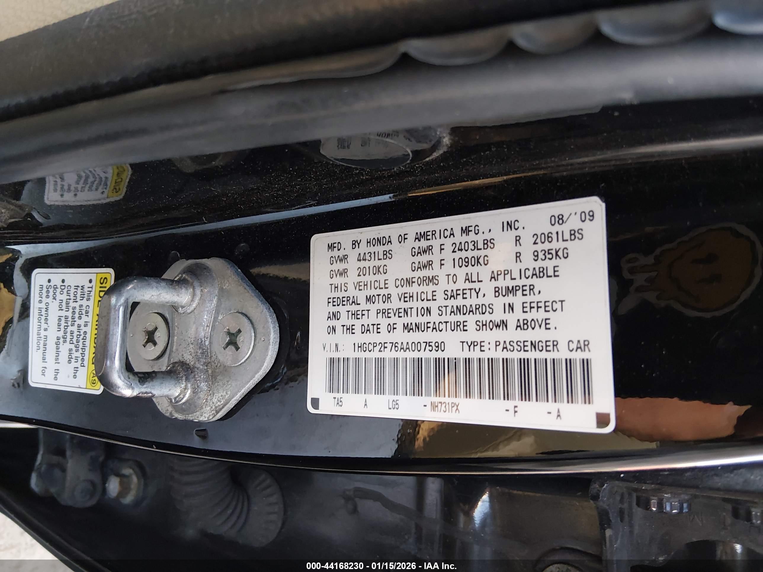 HONDA ACCORD image 9