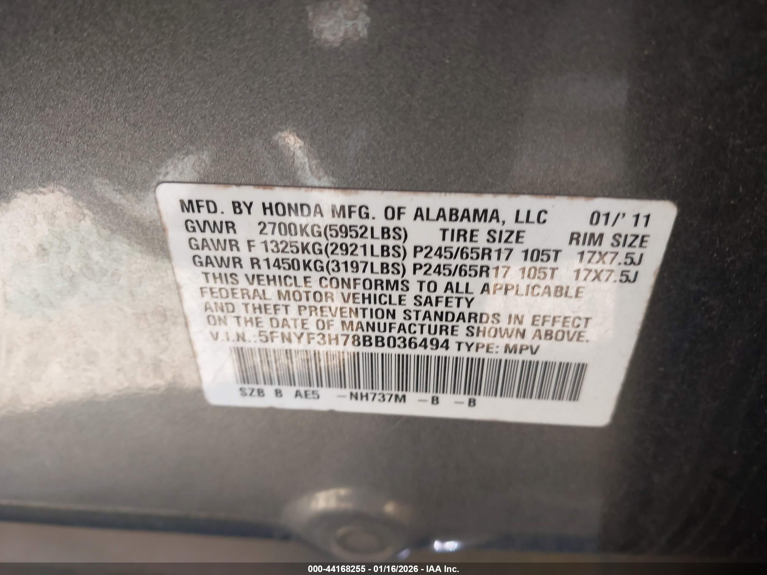 HONDA PILOT image 9