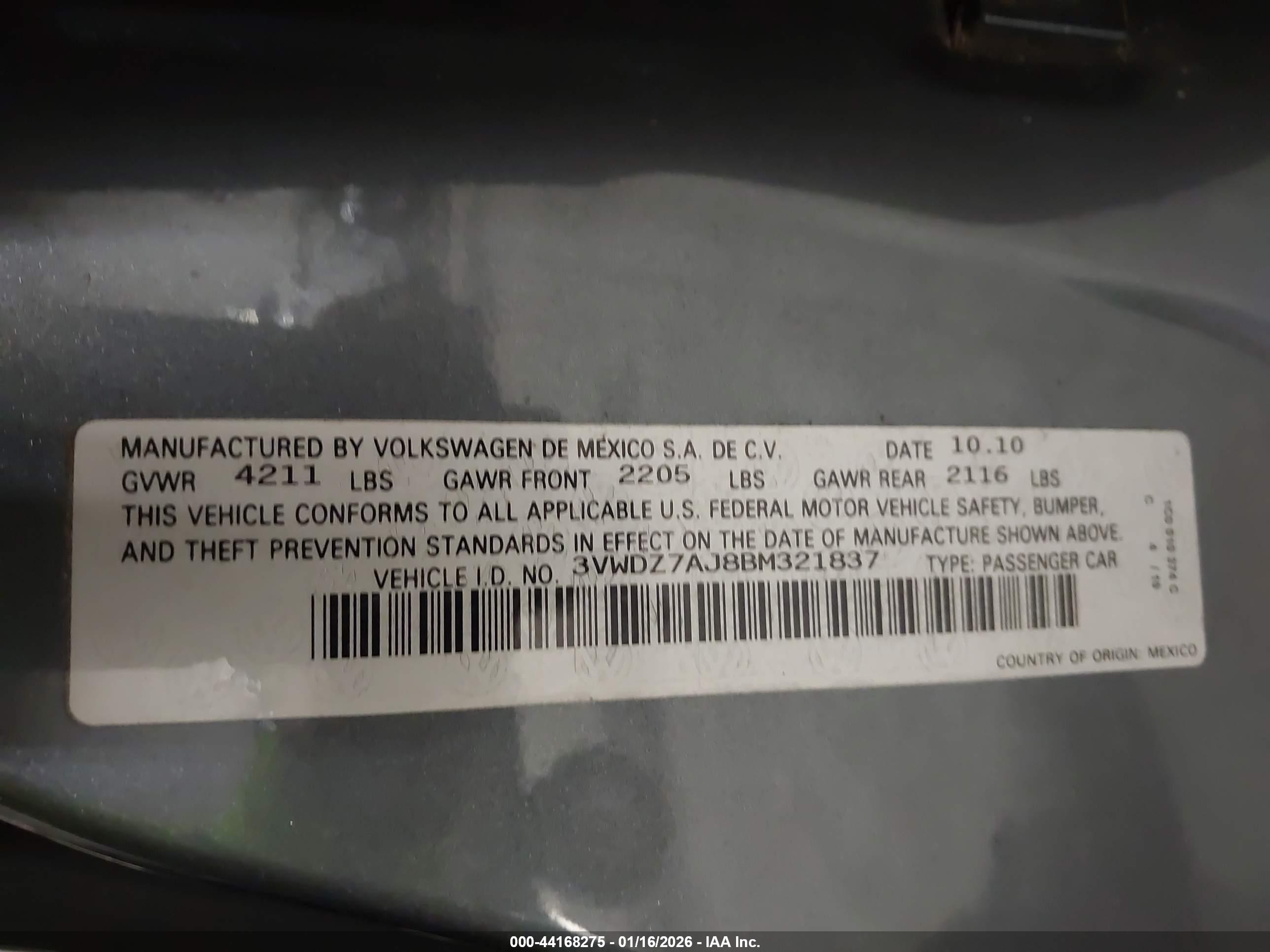 VOLKSWAGEN JETTA image 9