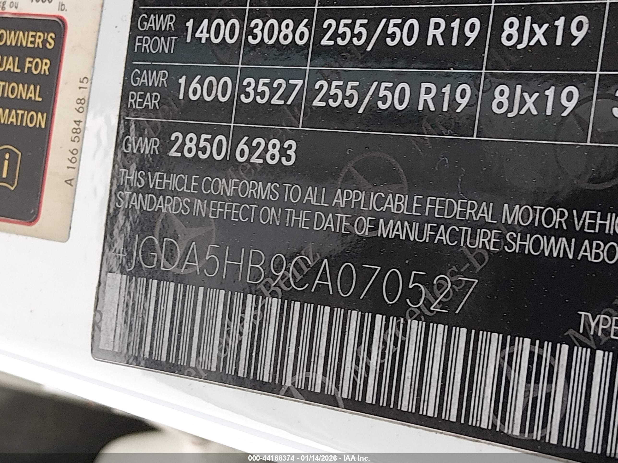 MERCEDES-BENZ ML image 9