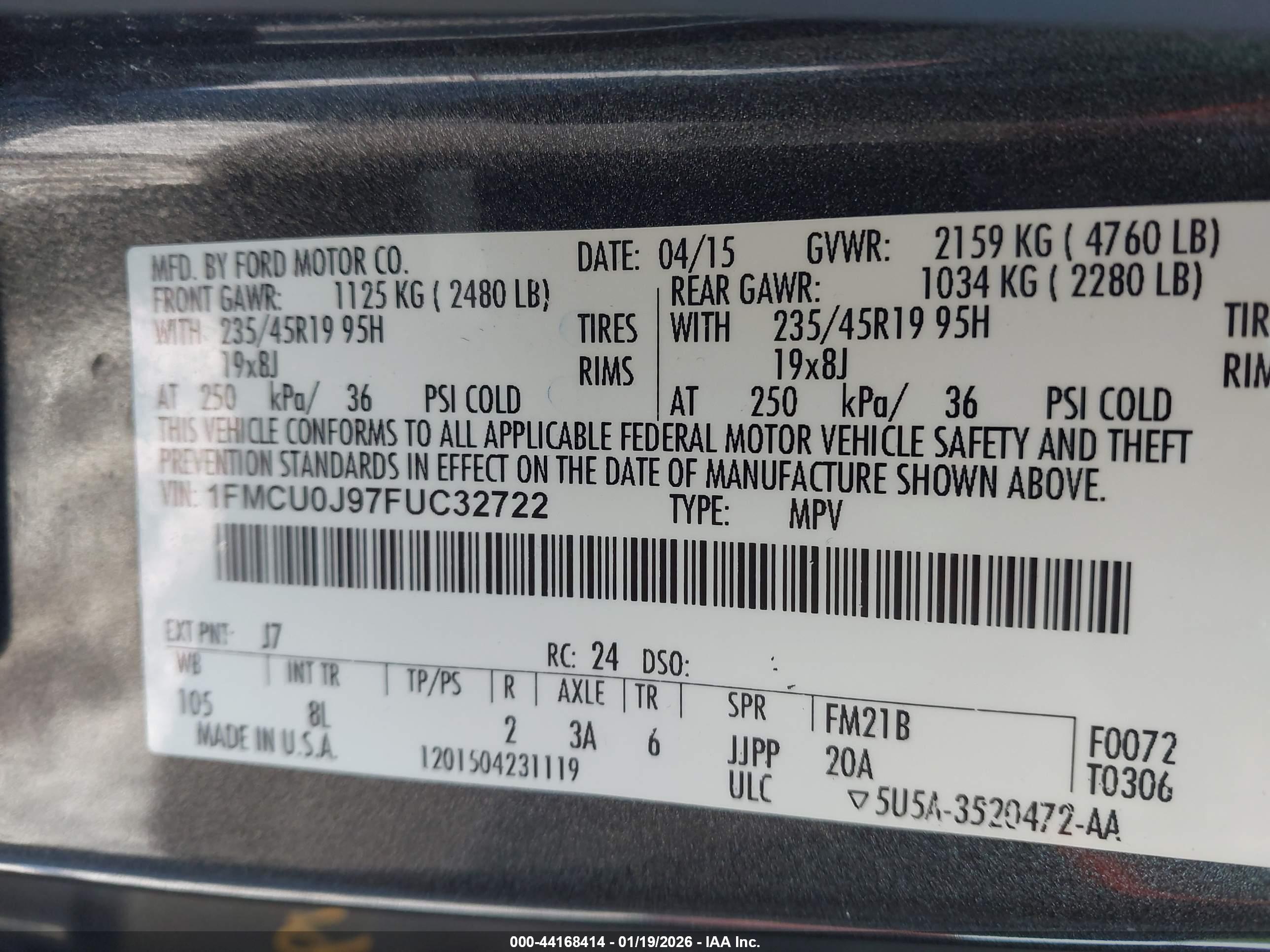 FORD ESCAPE image 9