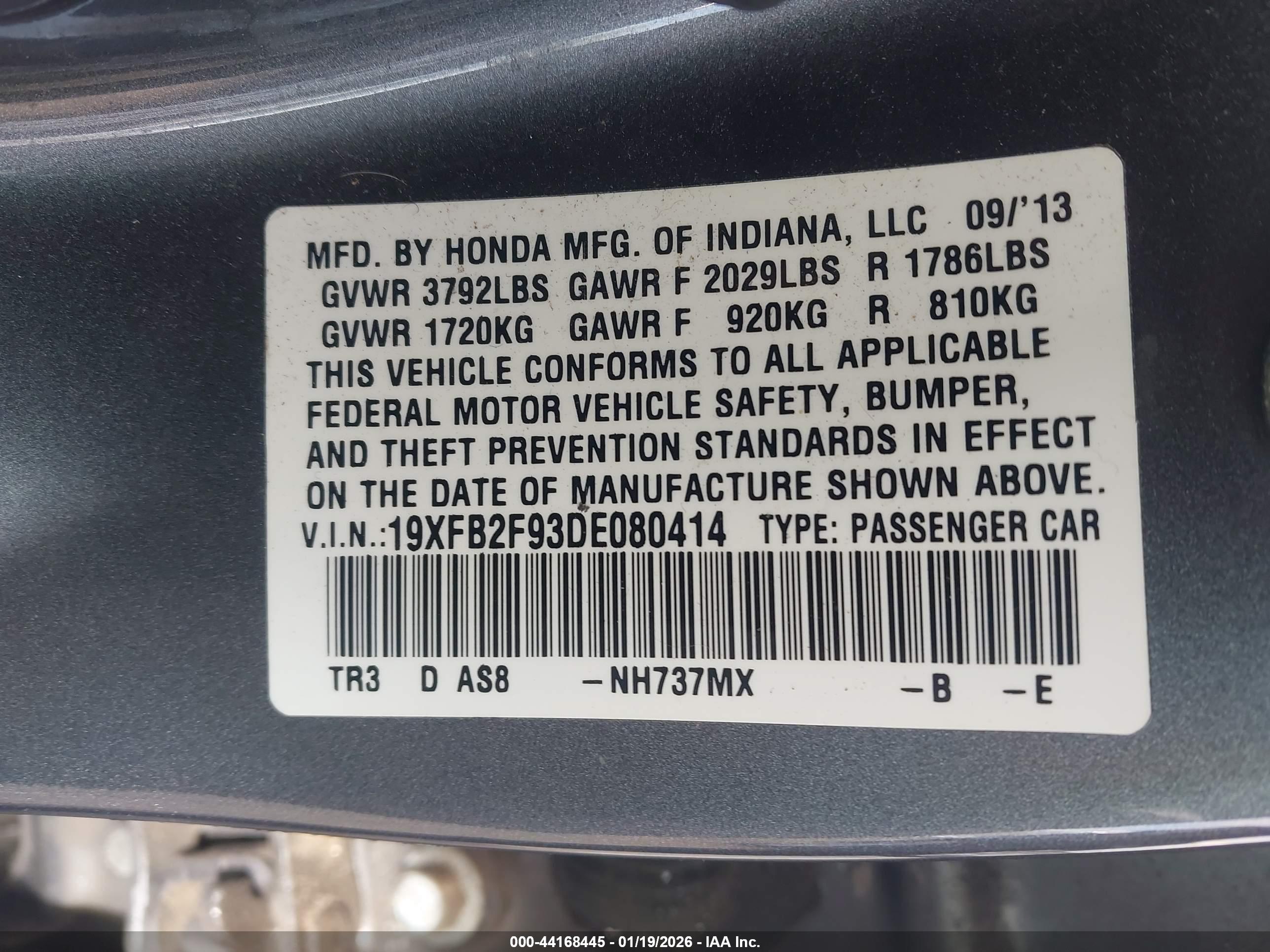 HONDA CIVIC image 9