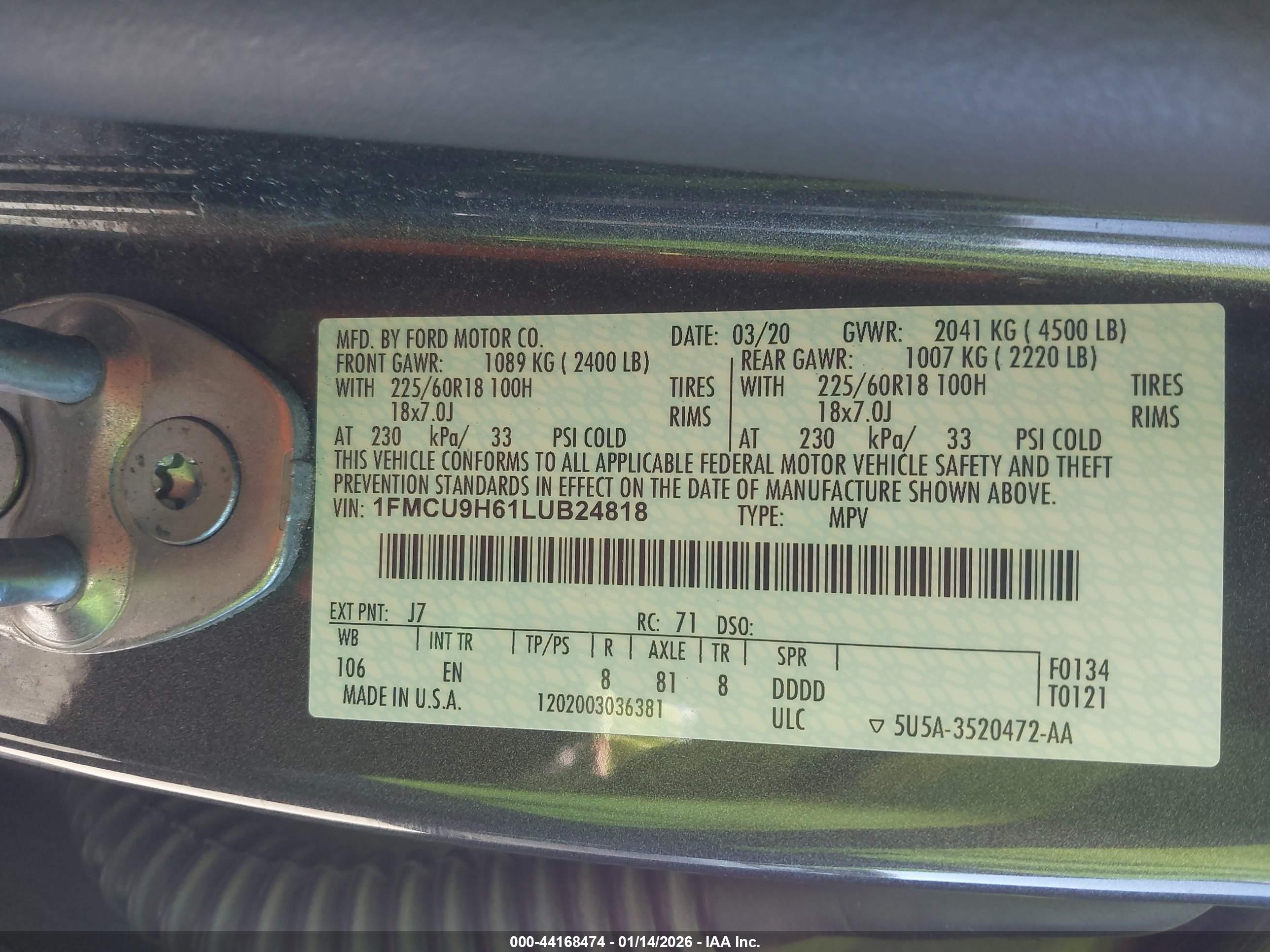 FORD ESCAPE image 9