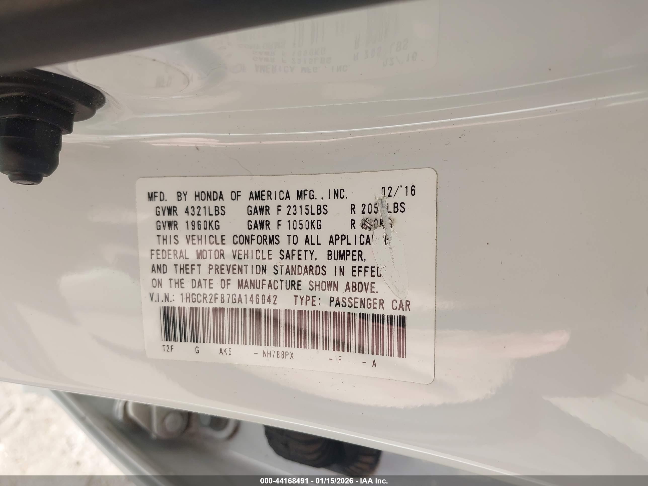 HONDA ACCORD image 9