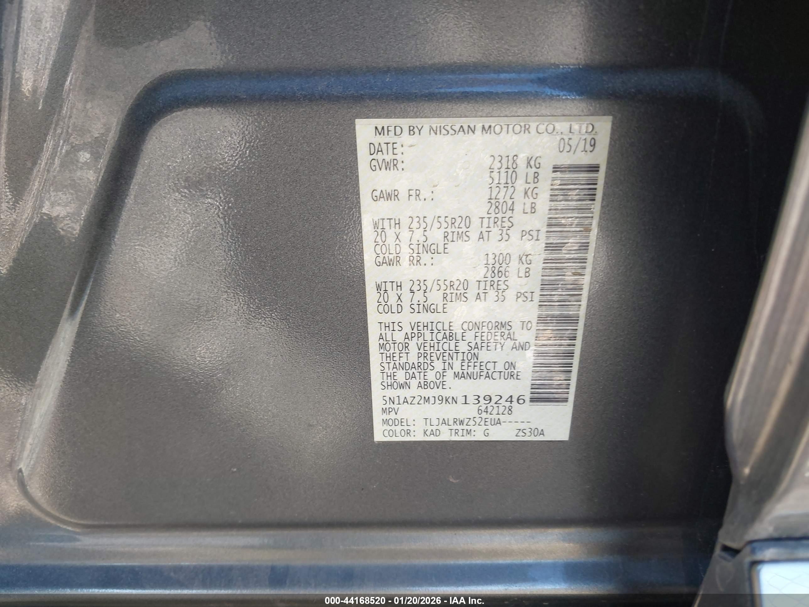 NISSAN MURANO image 9