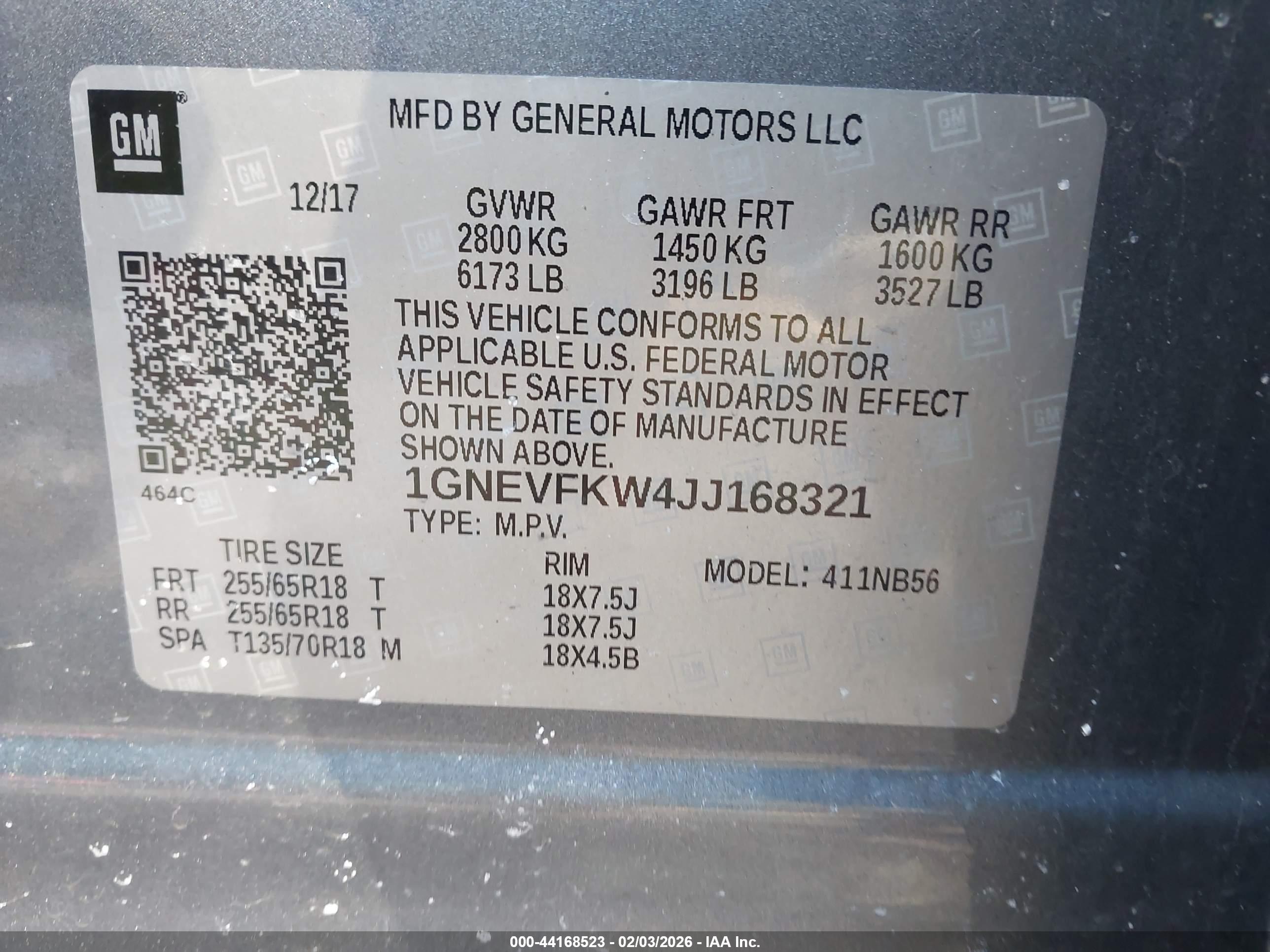 CHEVROLET TRAVERSE image 9