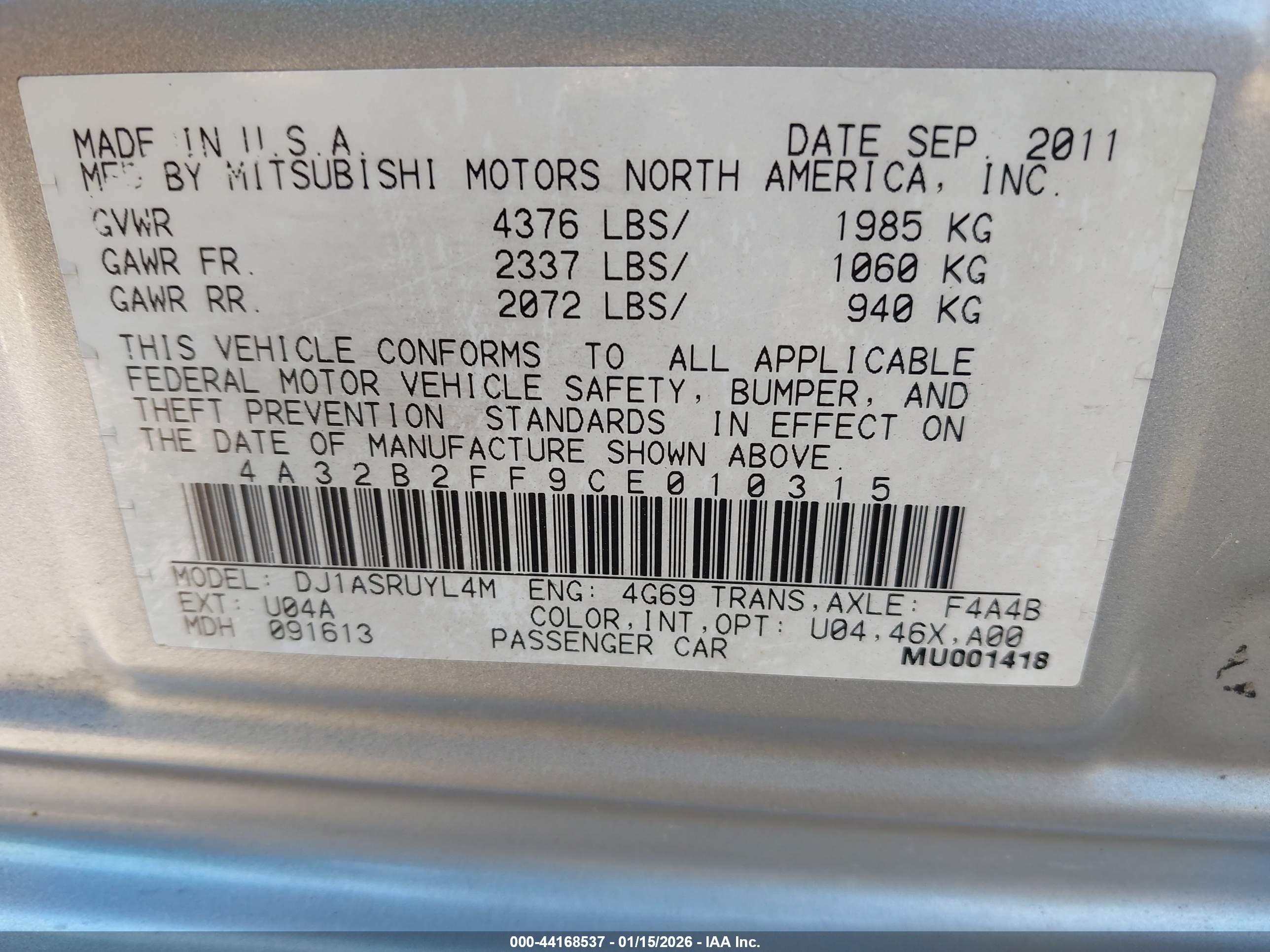 MITSUBISHI GALANT image 9