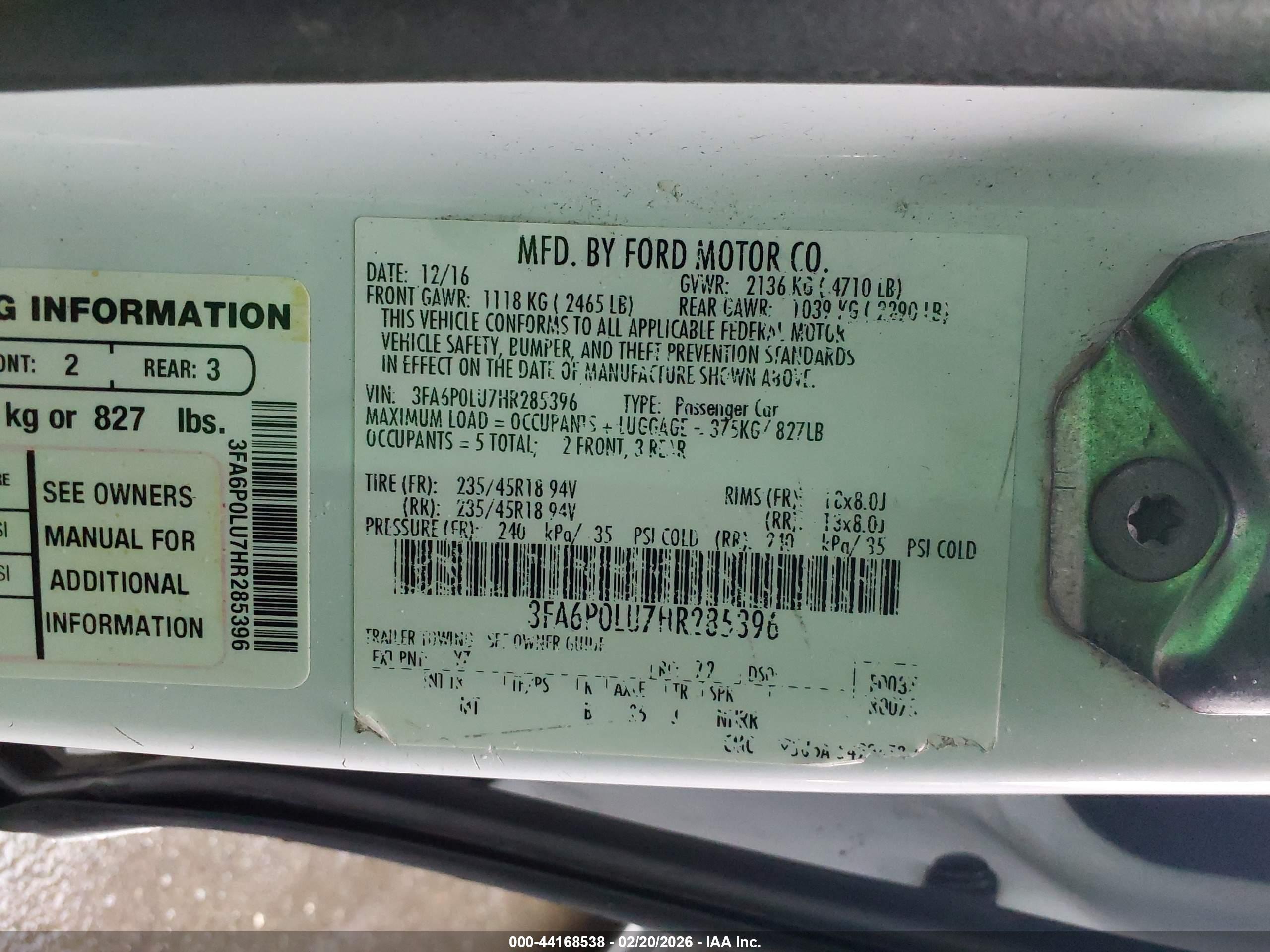 FORD FUSION image 9