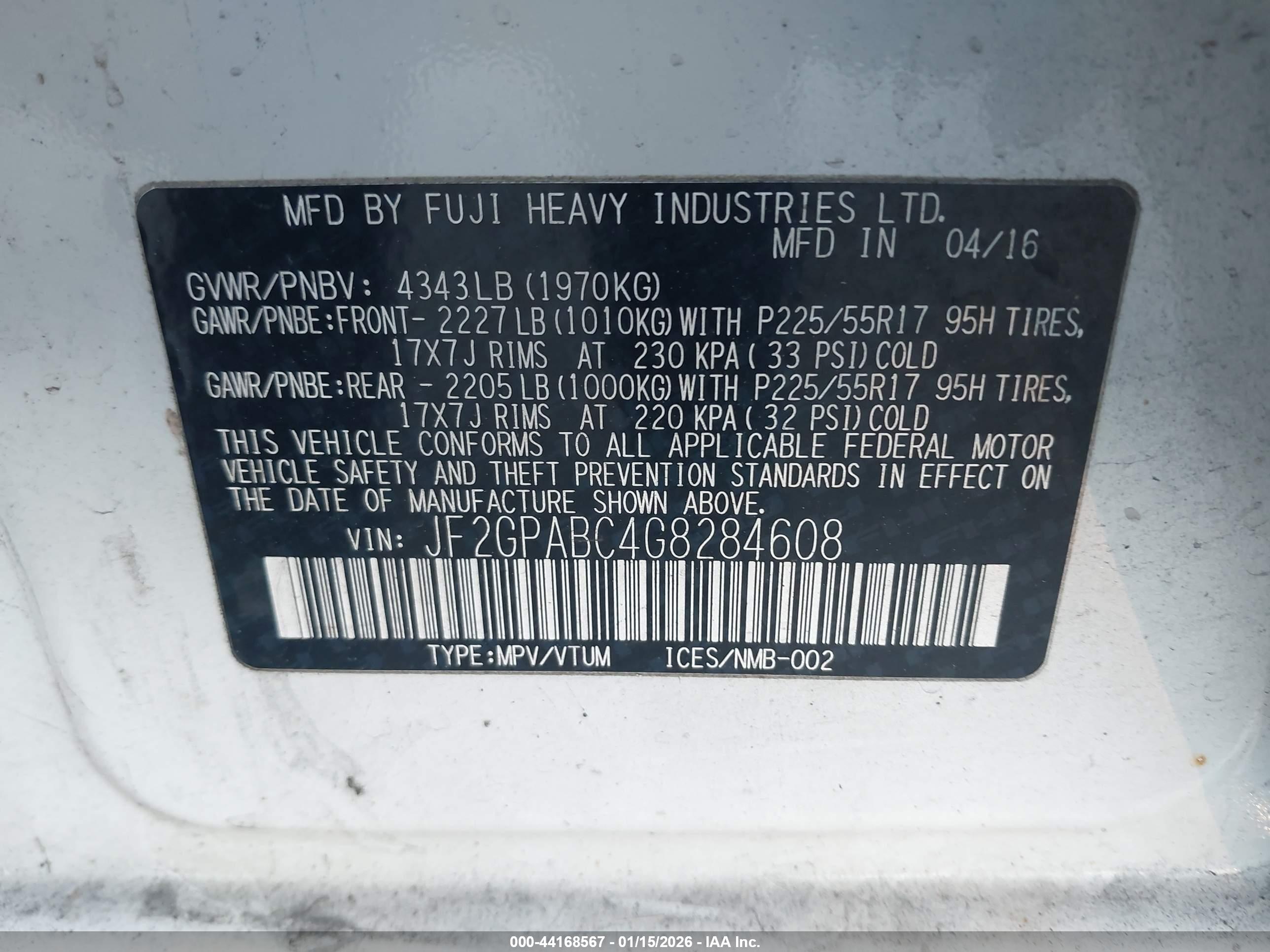 SUBARU CROSSTREK image 9