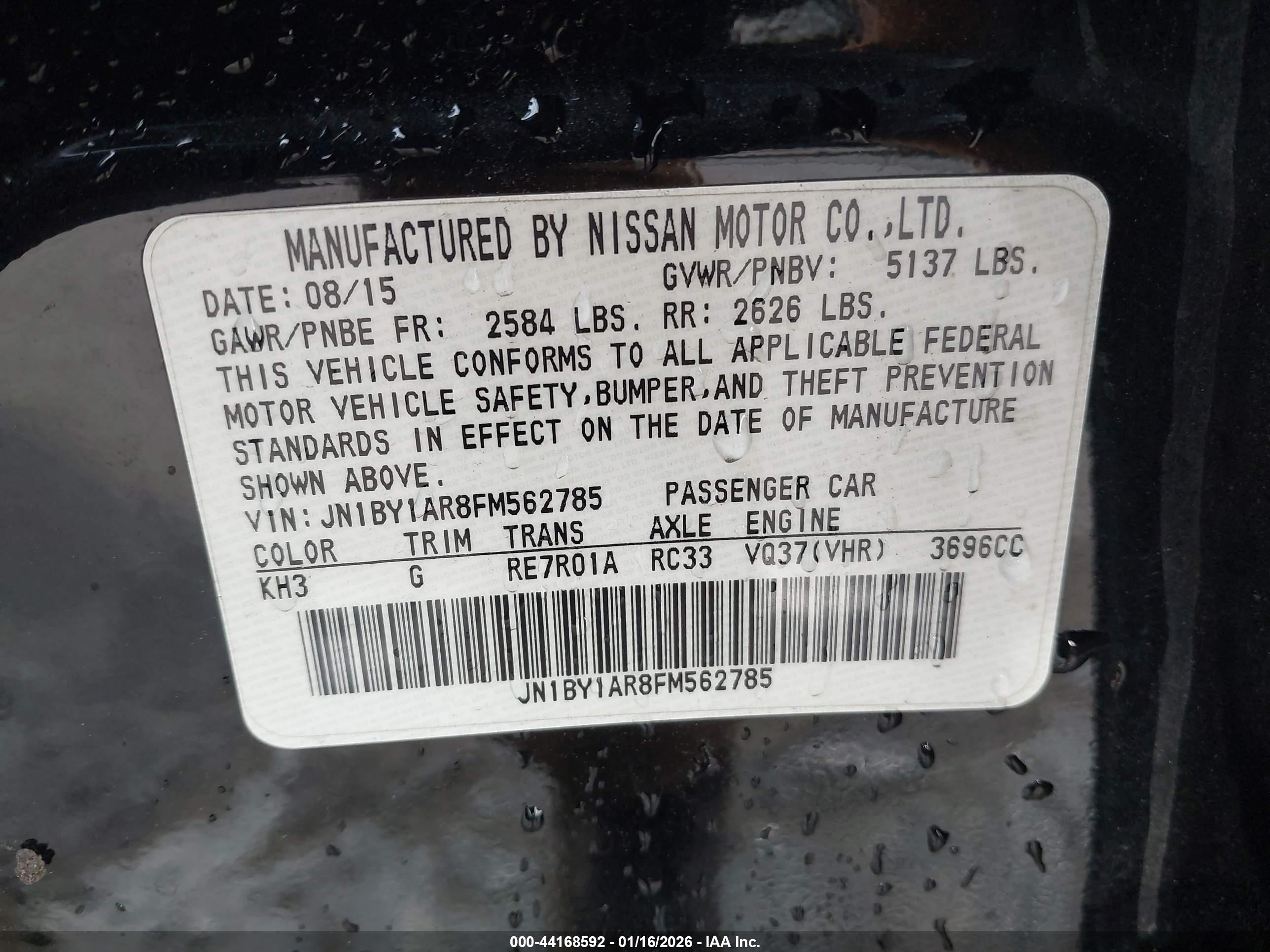 INFINITI Q70 image 9