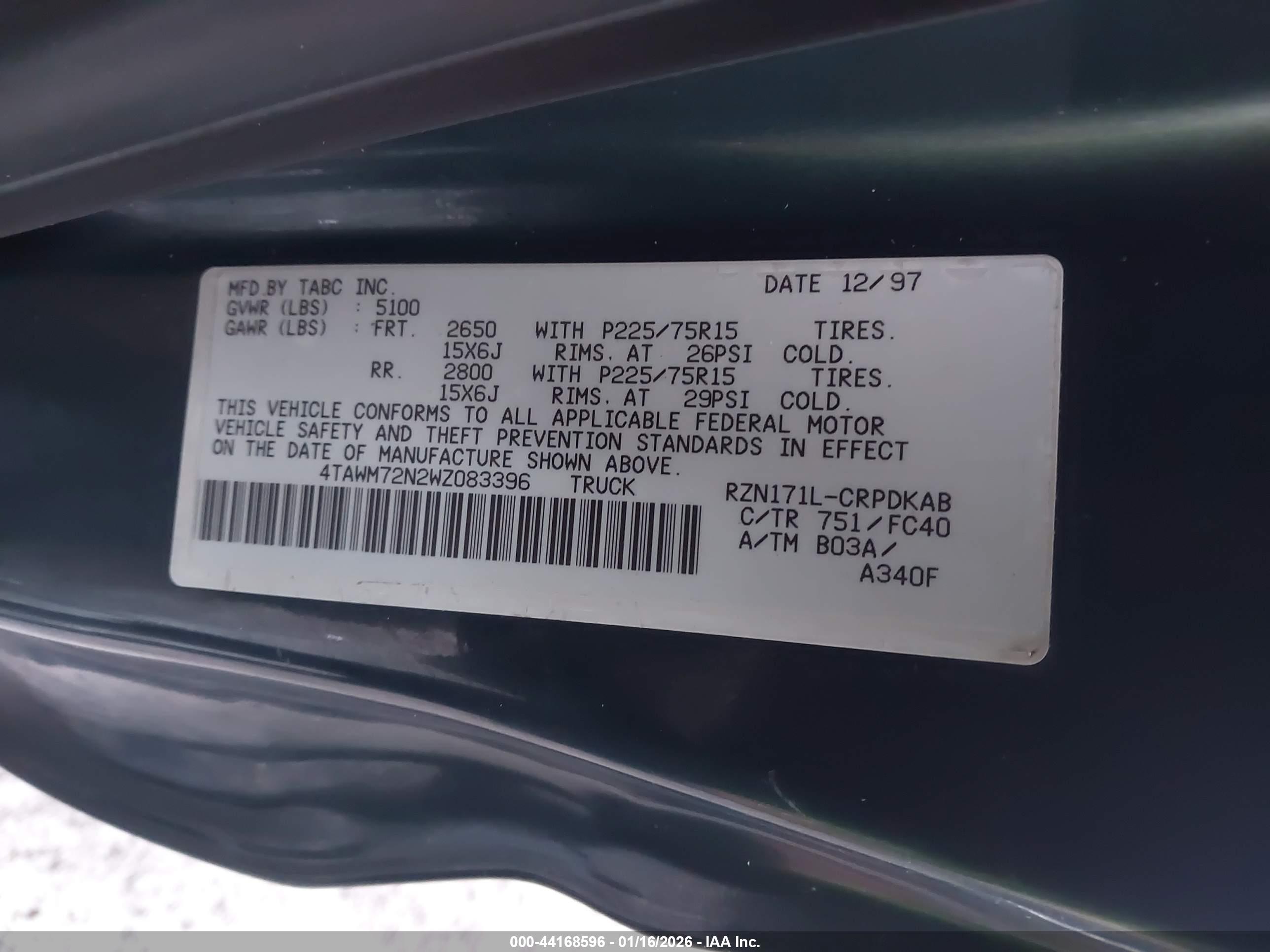 TOYOTA TACOMA image 9