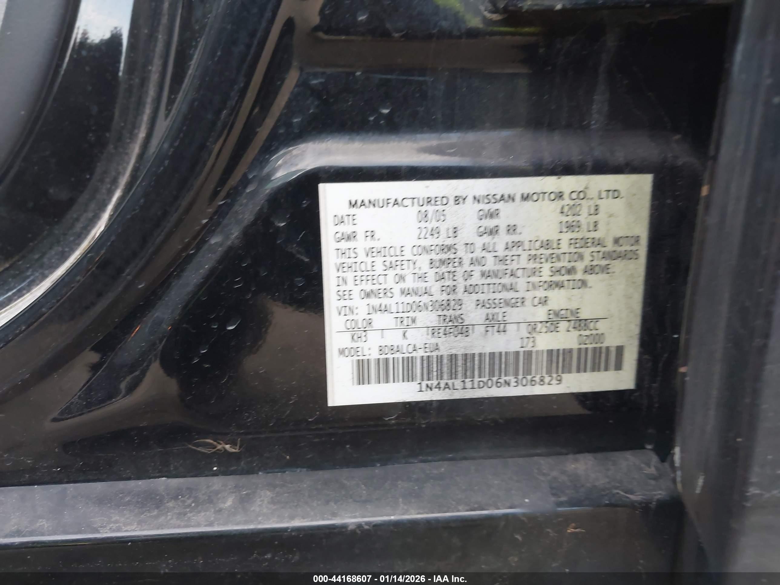 NISSAN ALTIMA image 9