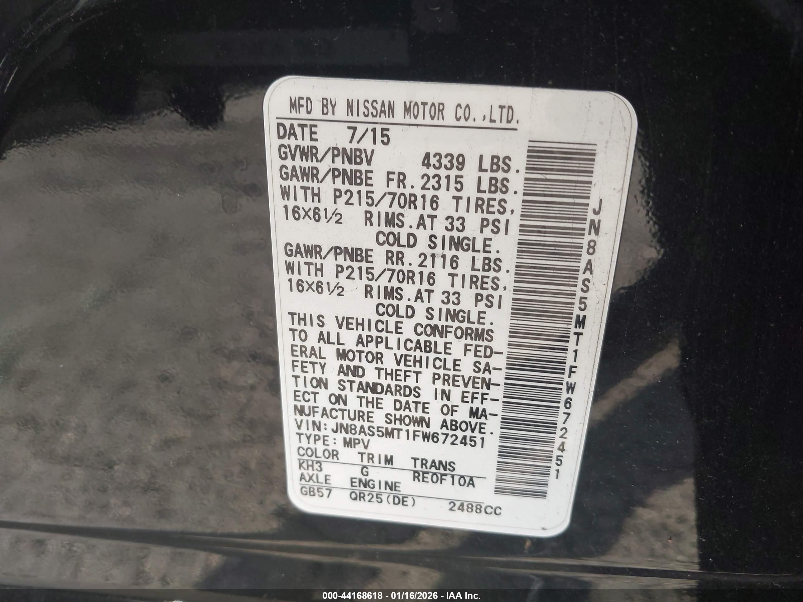 NISSAN ROGUE image 9