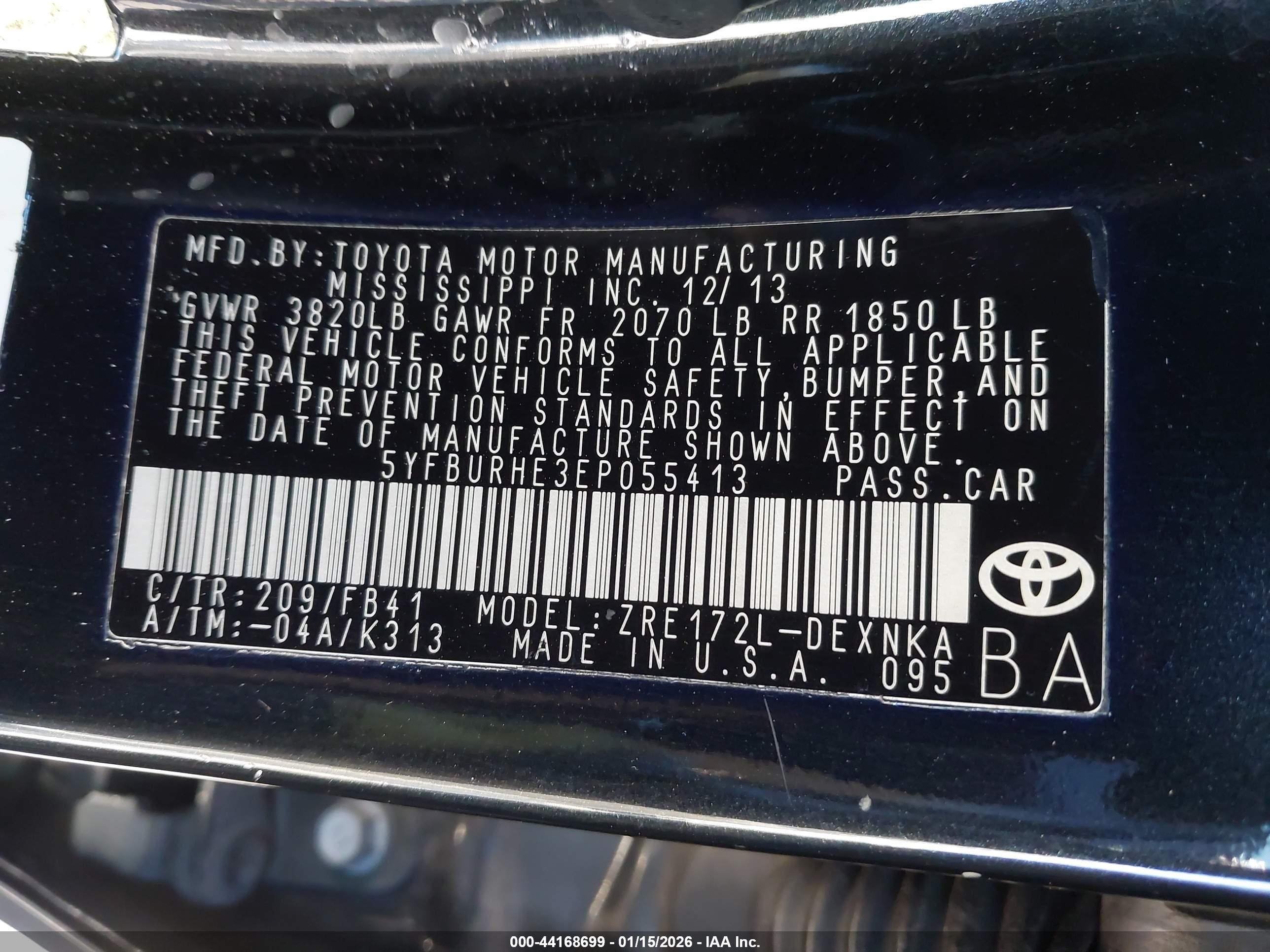 TOYOTA COROLLA image 9