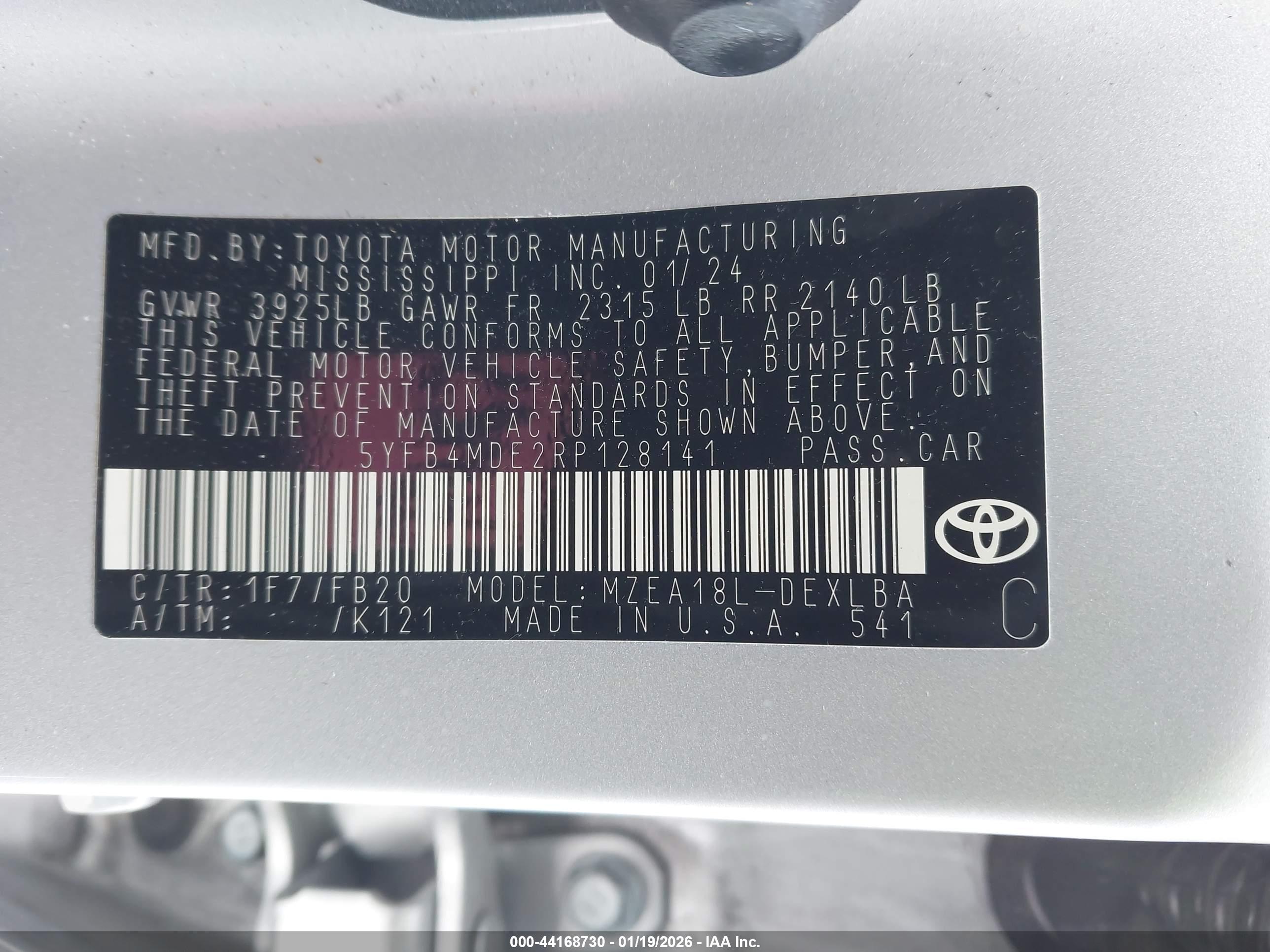 TOYOTA COROLLA image 9