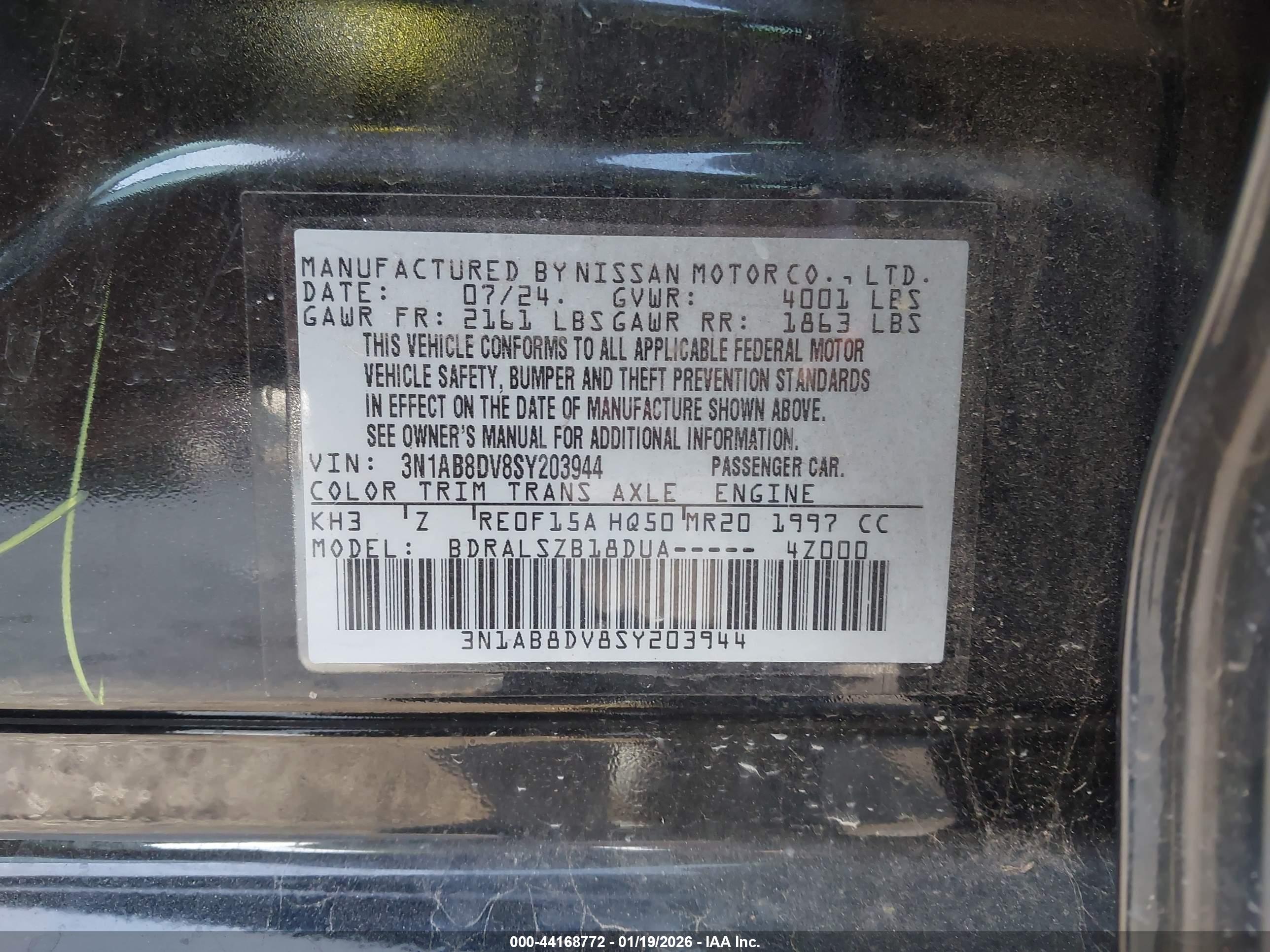 NISSAN SENTRA image 9