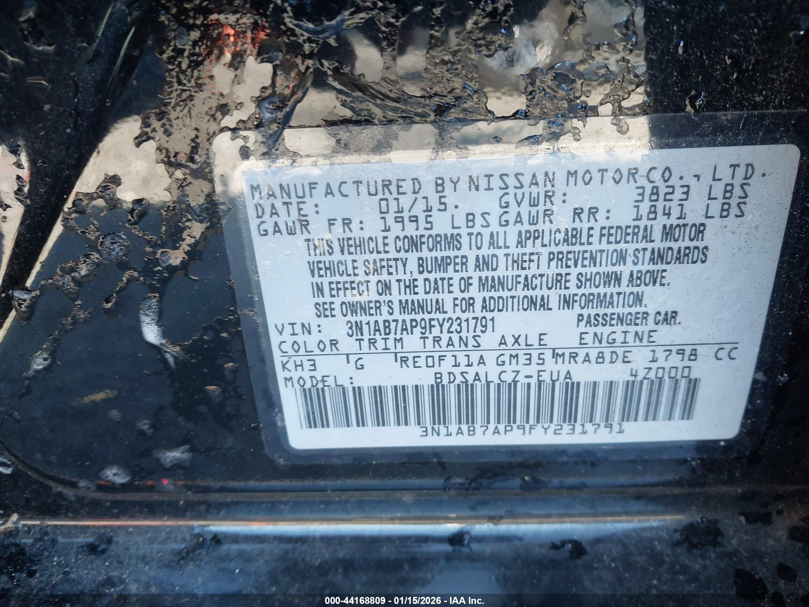 NISSAN SENTRA image 9