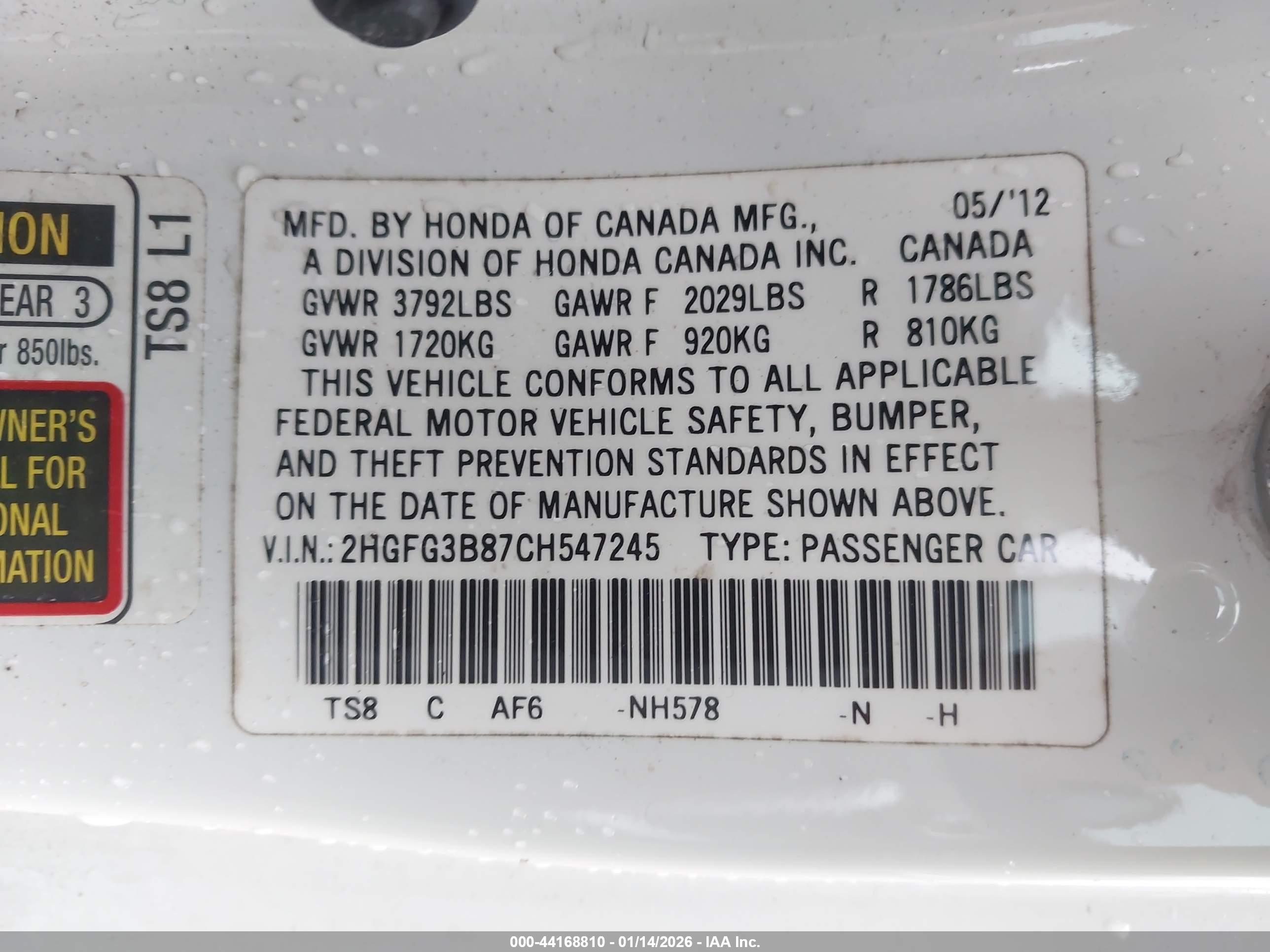HONDA CIVIC image 9