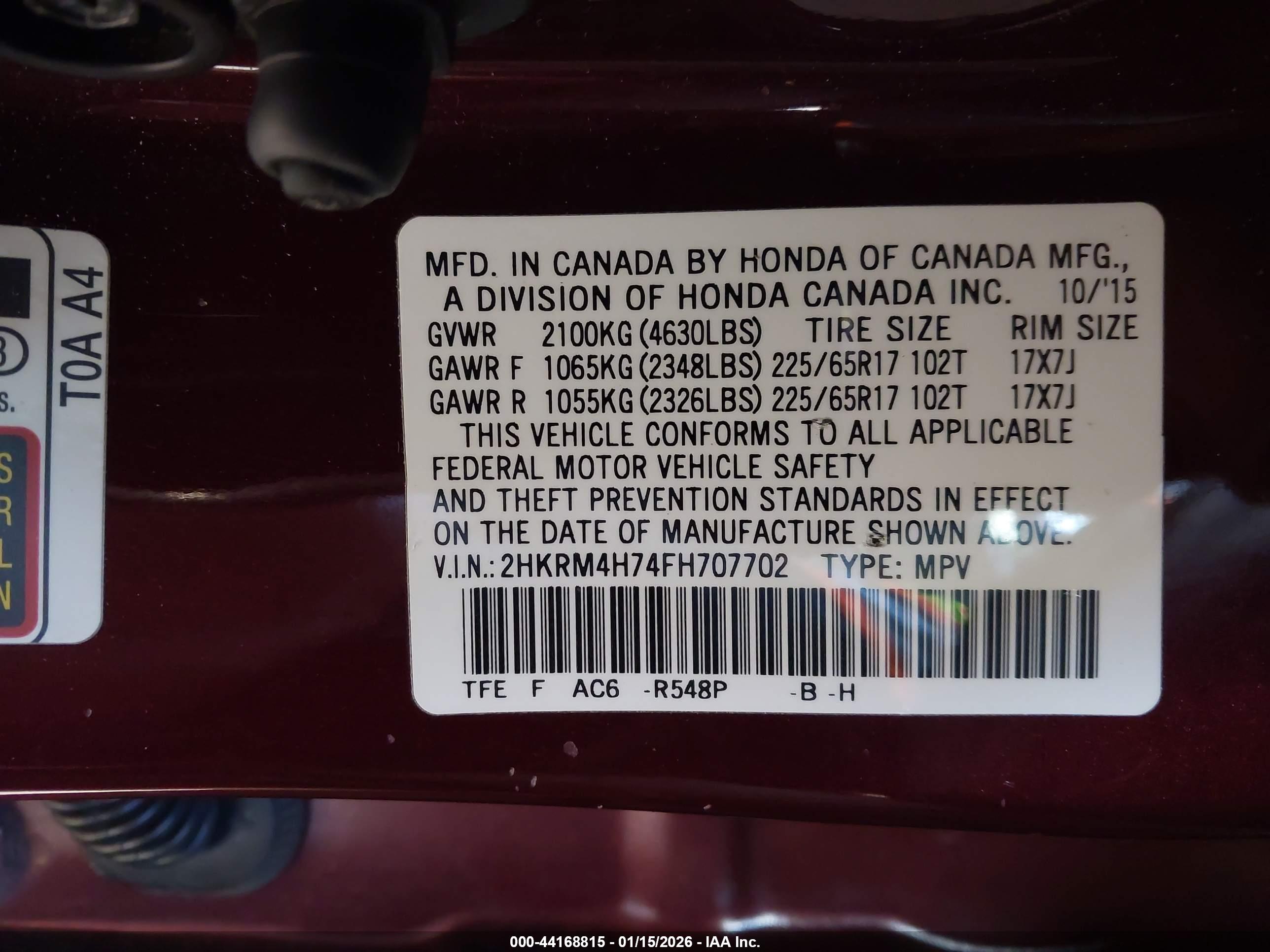 HONDA CR-V image 9