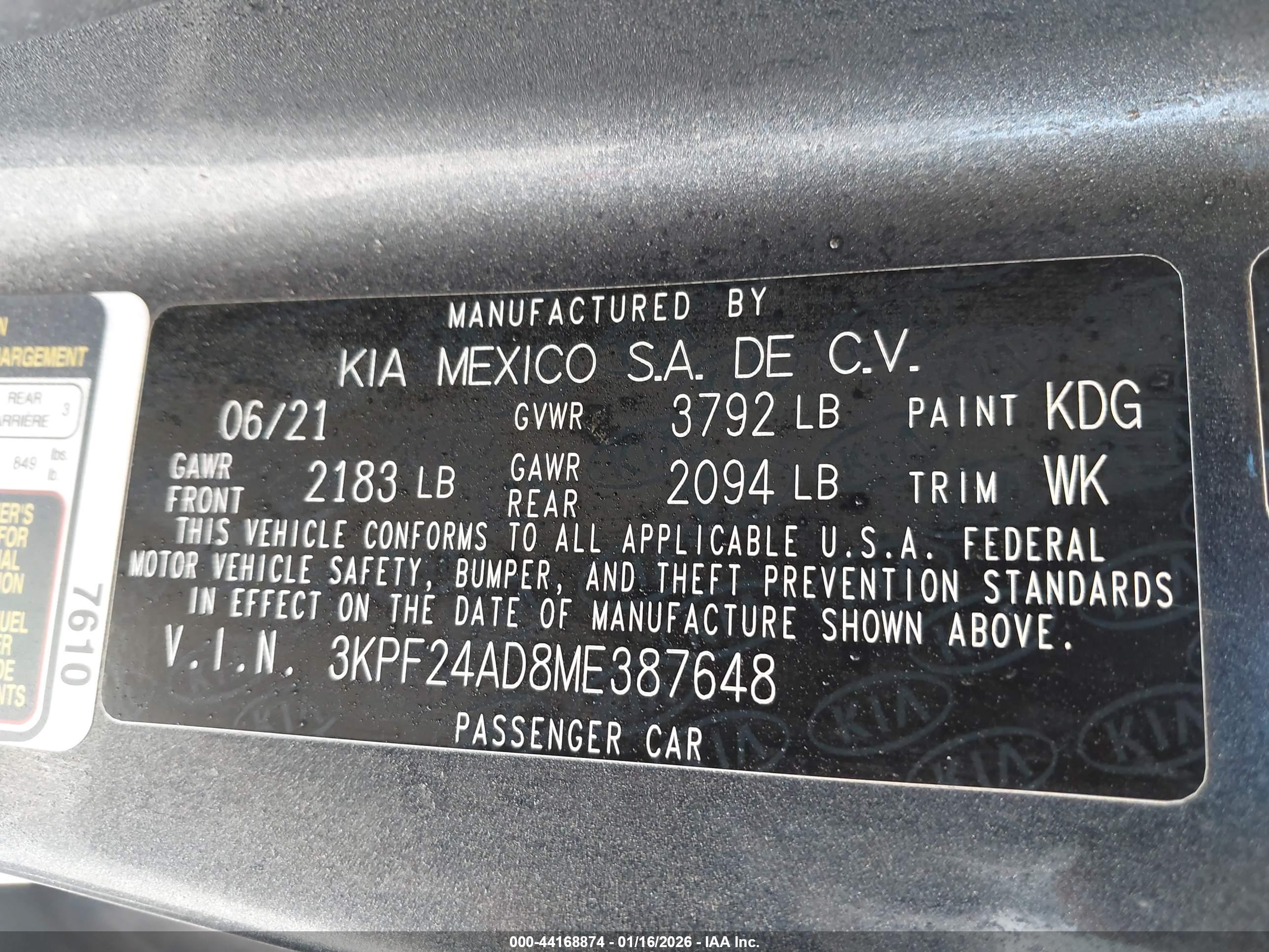 KIA FORTE image 9
