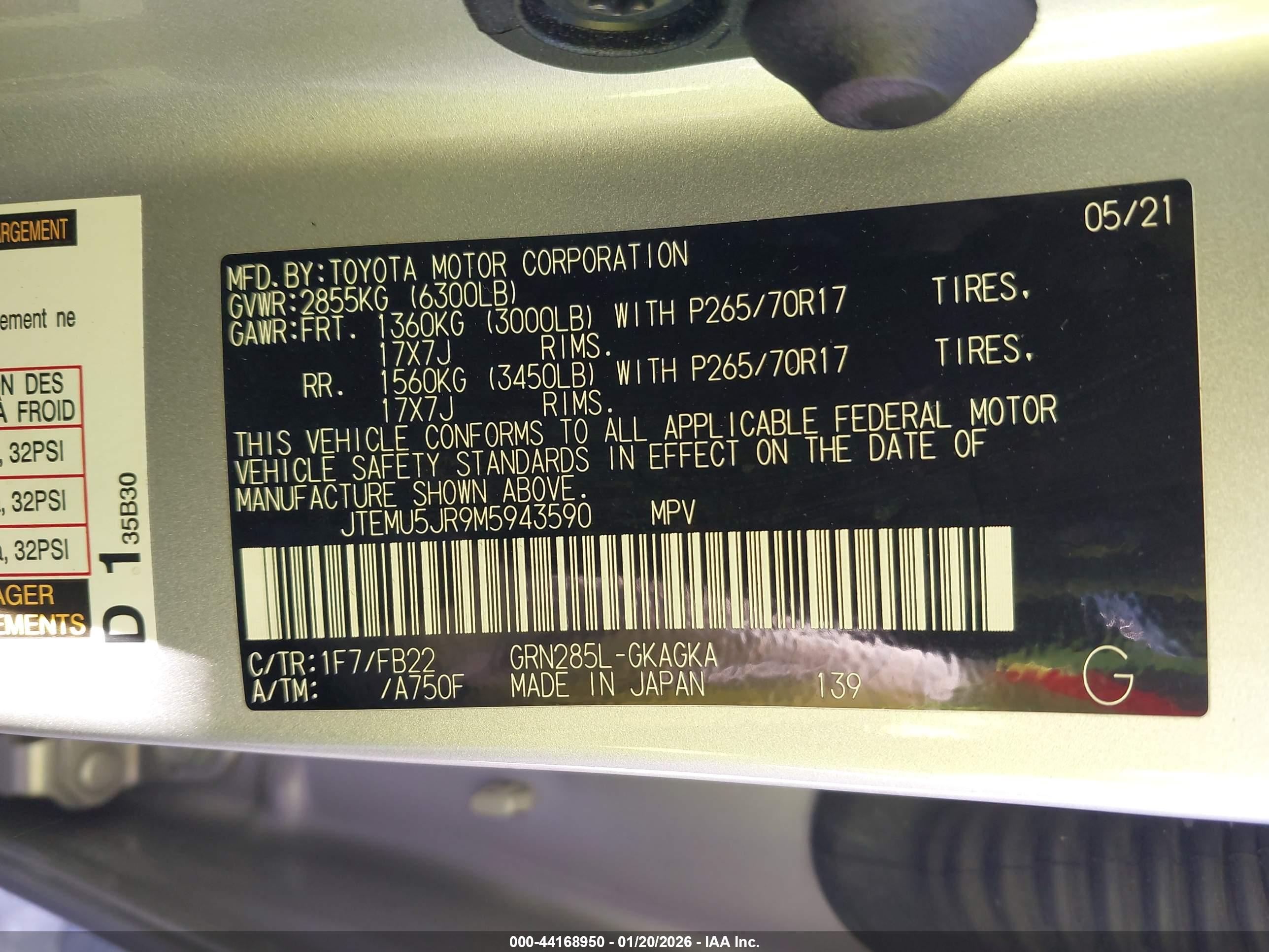 TOYOTA 4RUNNER image 9