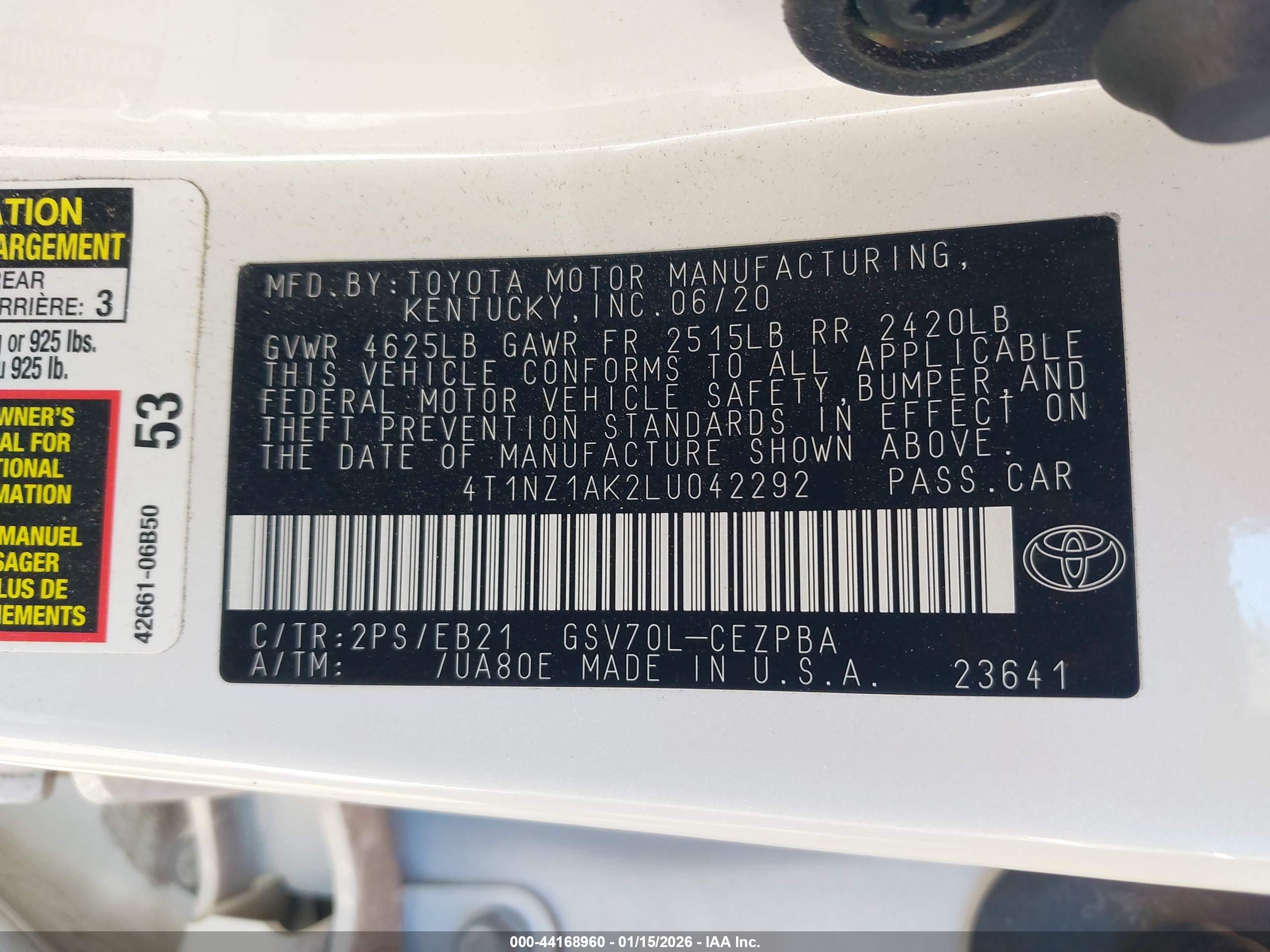 TOYOTA CAMRY image 9