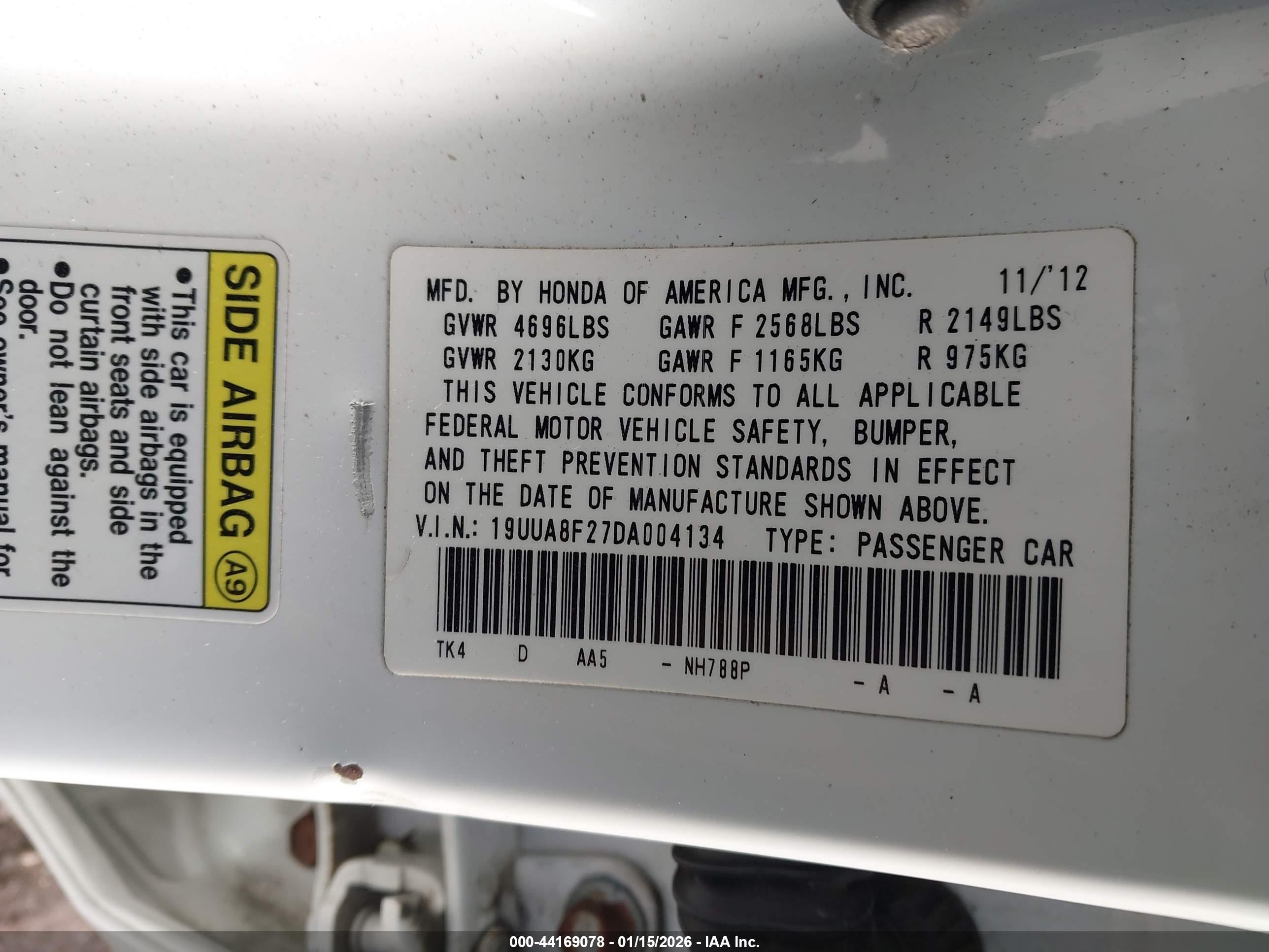 ACURA TL image 9