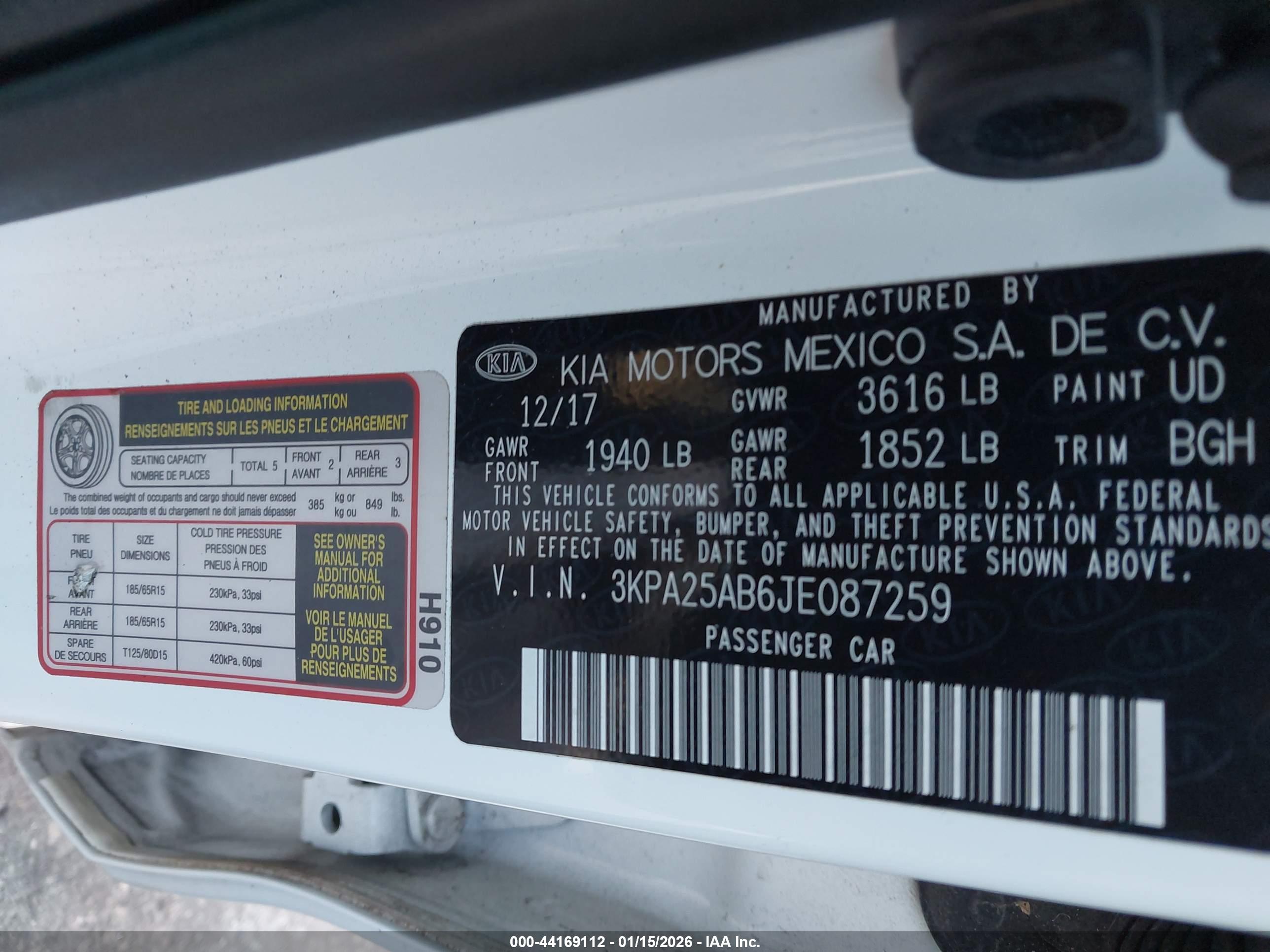 KIA RIO image 9