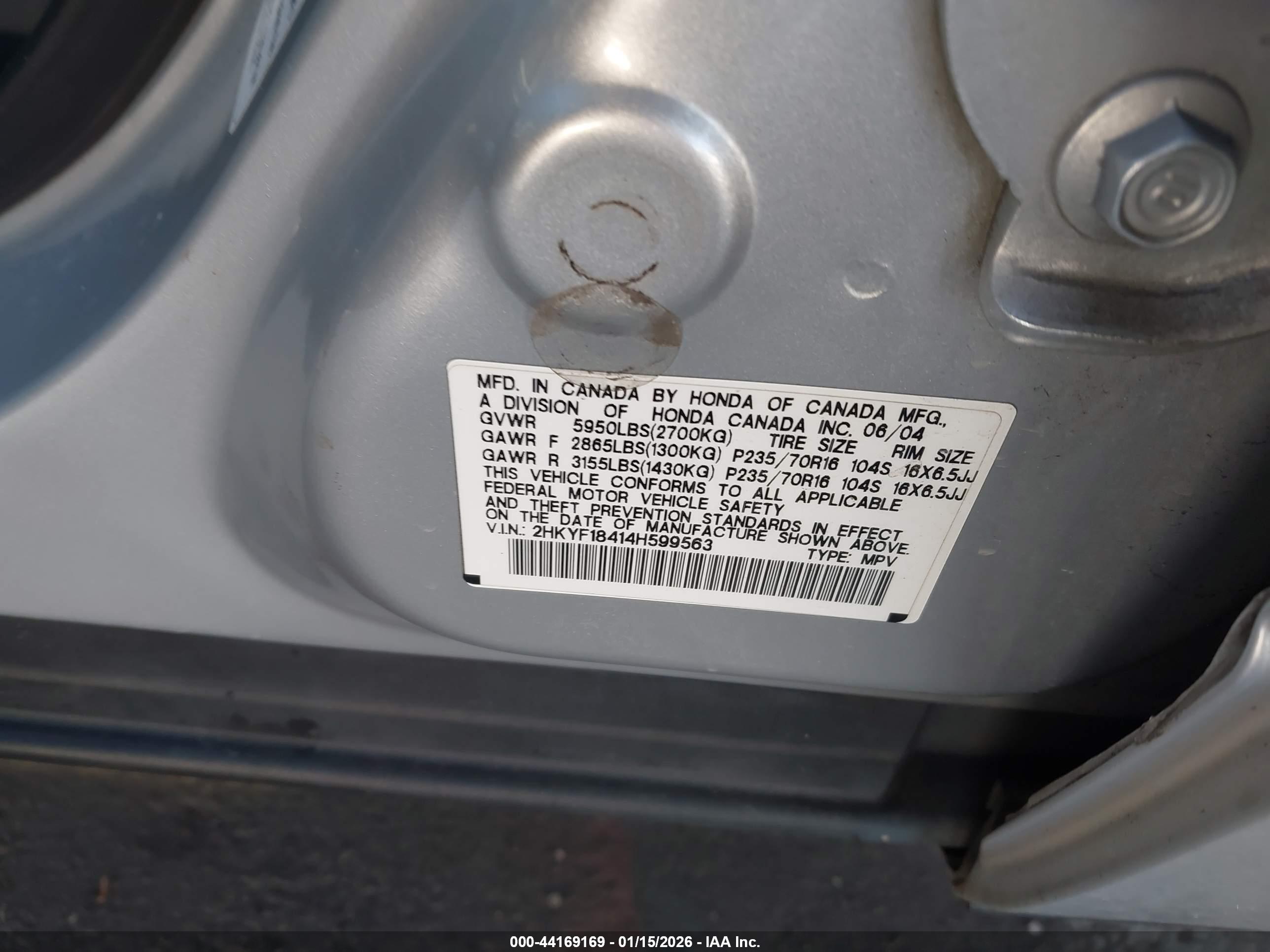 HONDA PILOT image 9