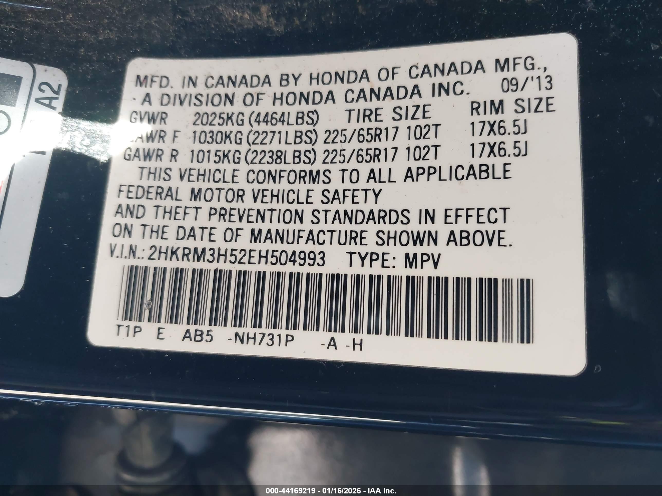 HONDA CR-V image 9