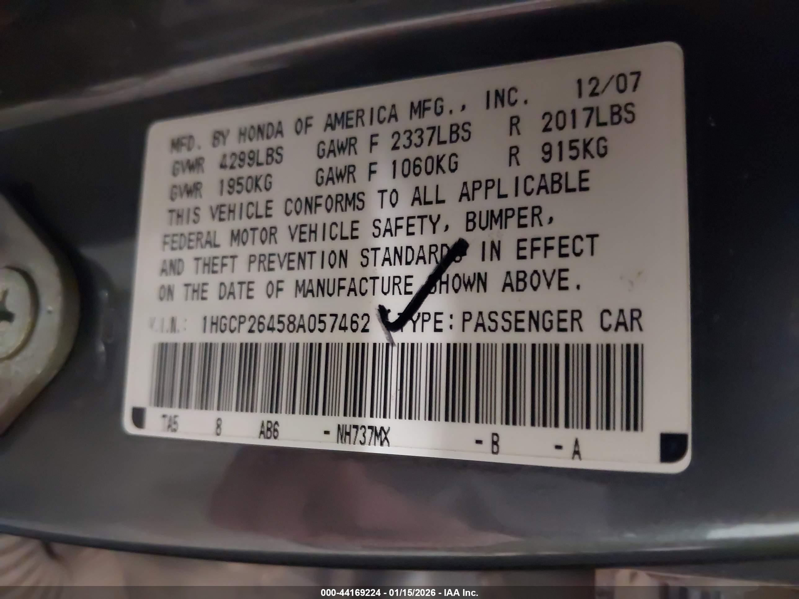 HONDA ACCORD image 9