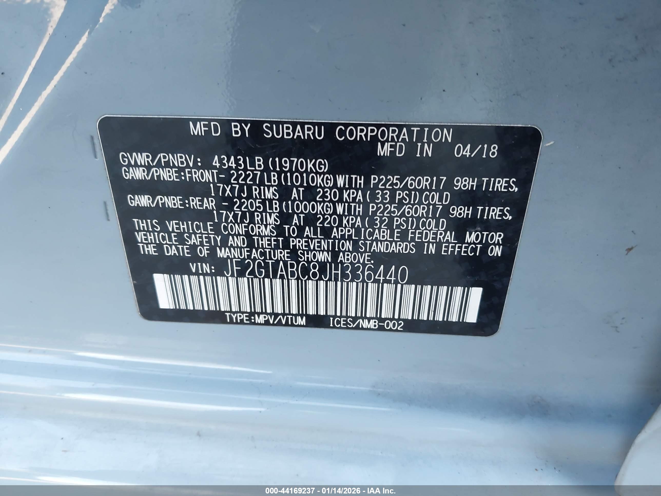 SUBARU CROSSTREK image 9