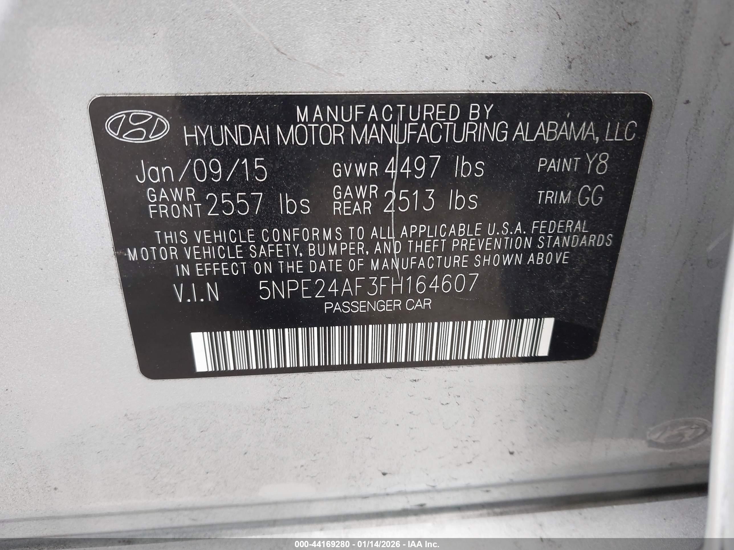 HYUNDAI SONATA image 9