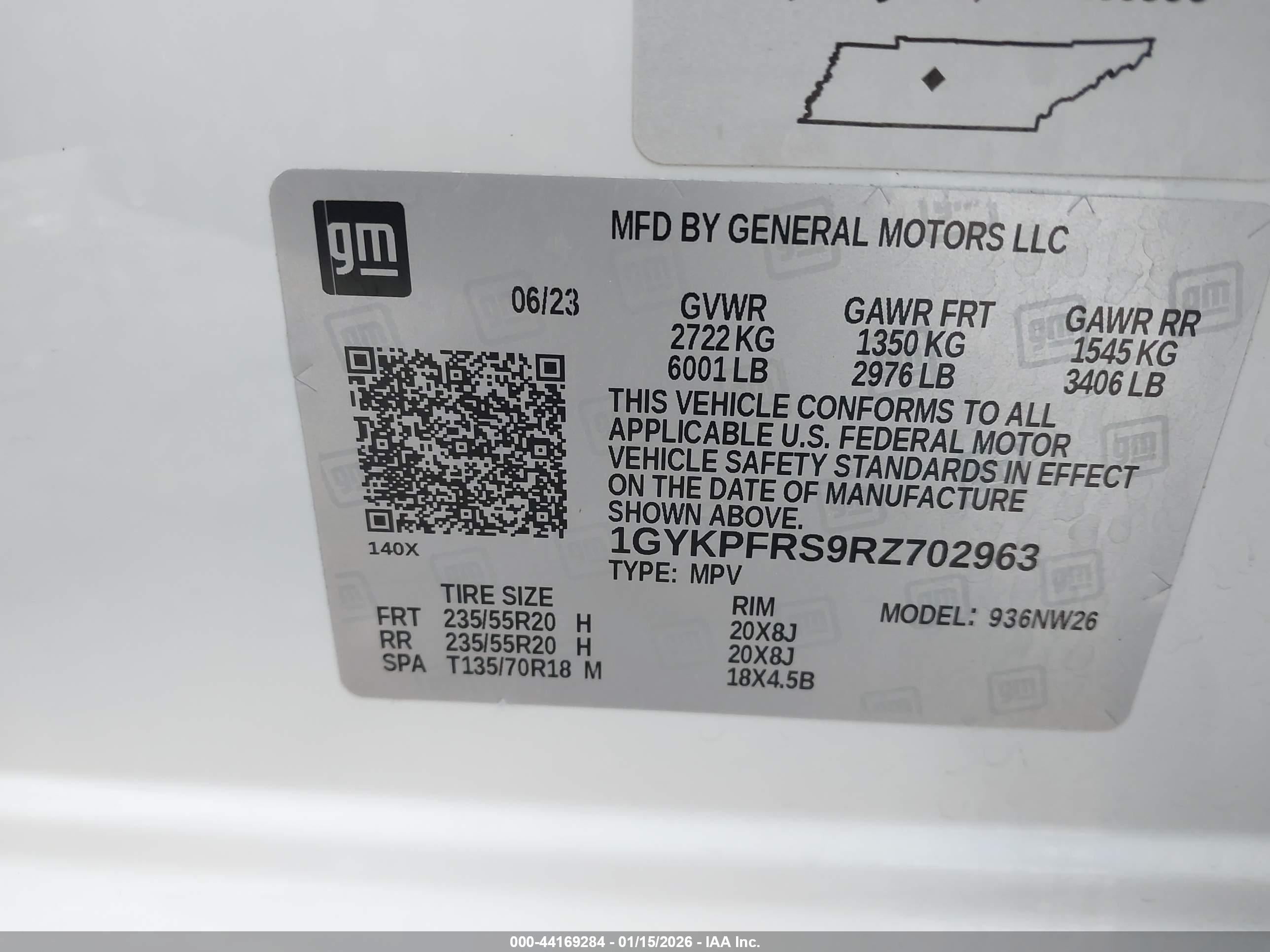 CADILLAC XT6 image 9