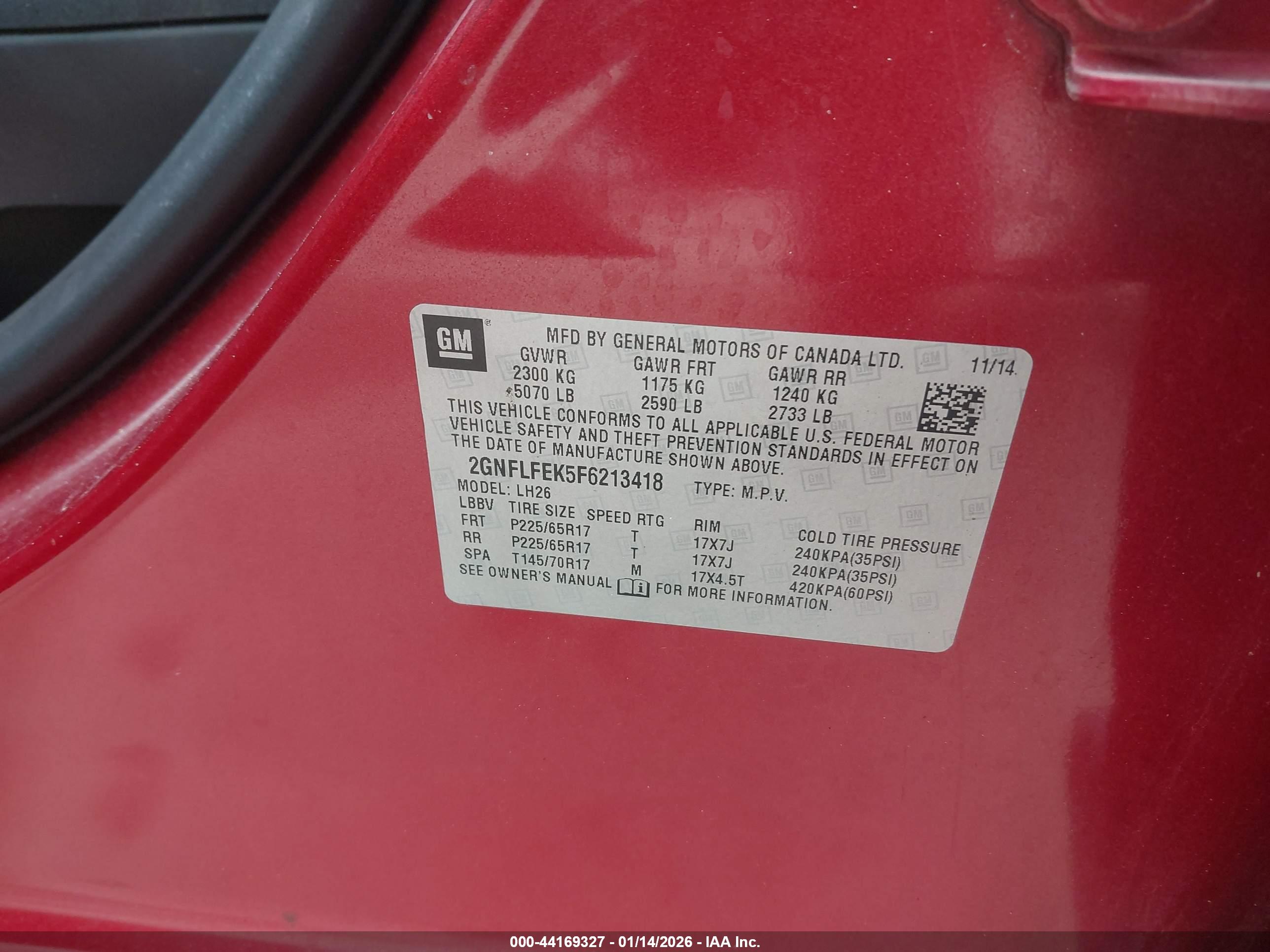 CHEVROLET EQUINOX image 9