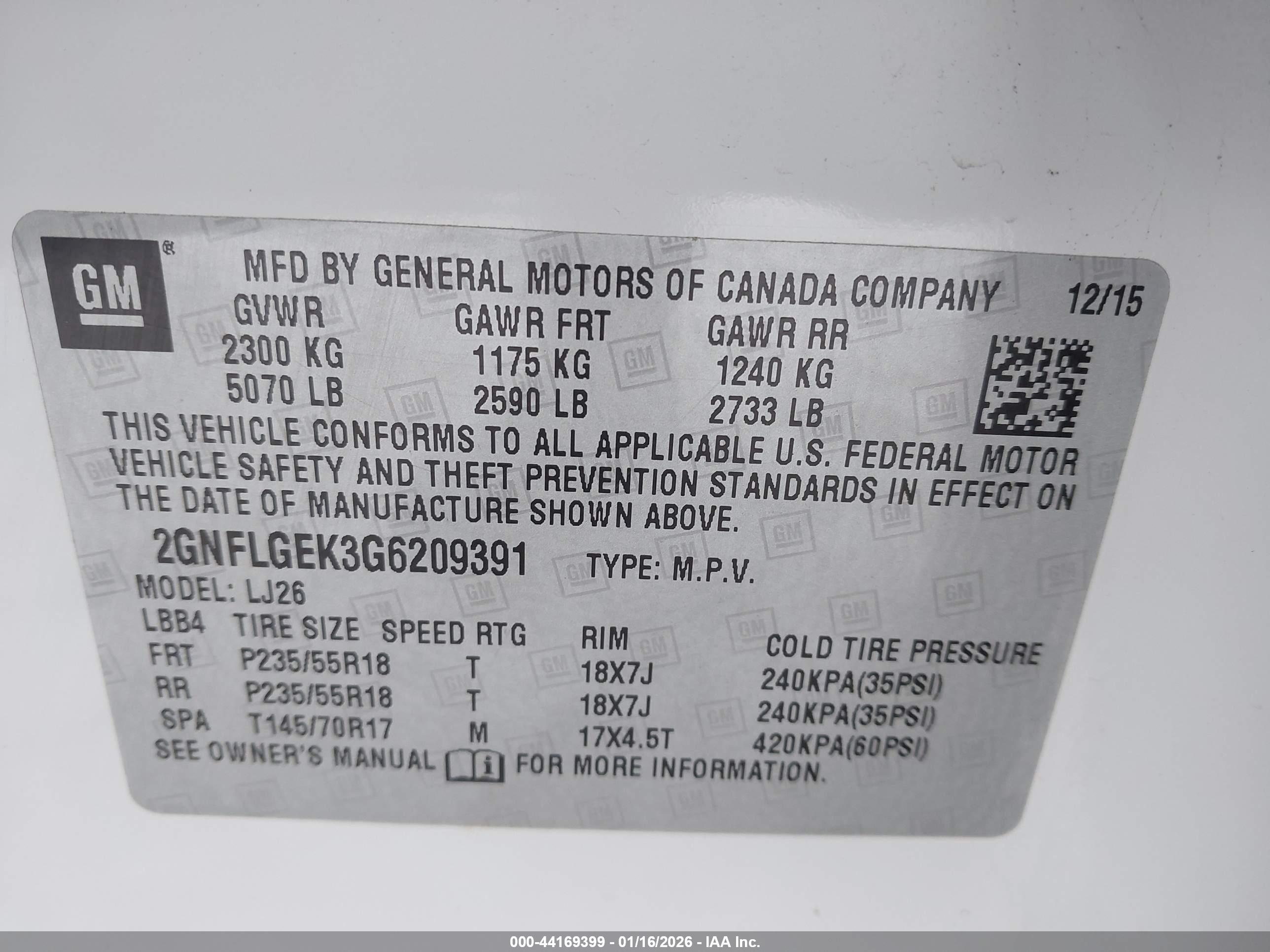 CHEVROLET EQUINOX image 9